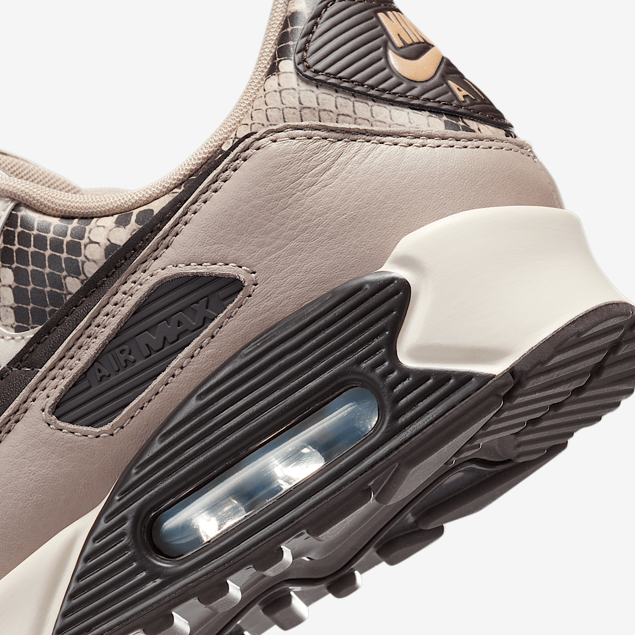 Nike Air max 90 sneaker Malt/Meerkleurig/Light Orewood Brown/Velvet Brown