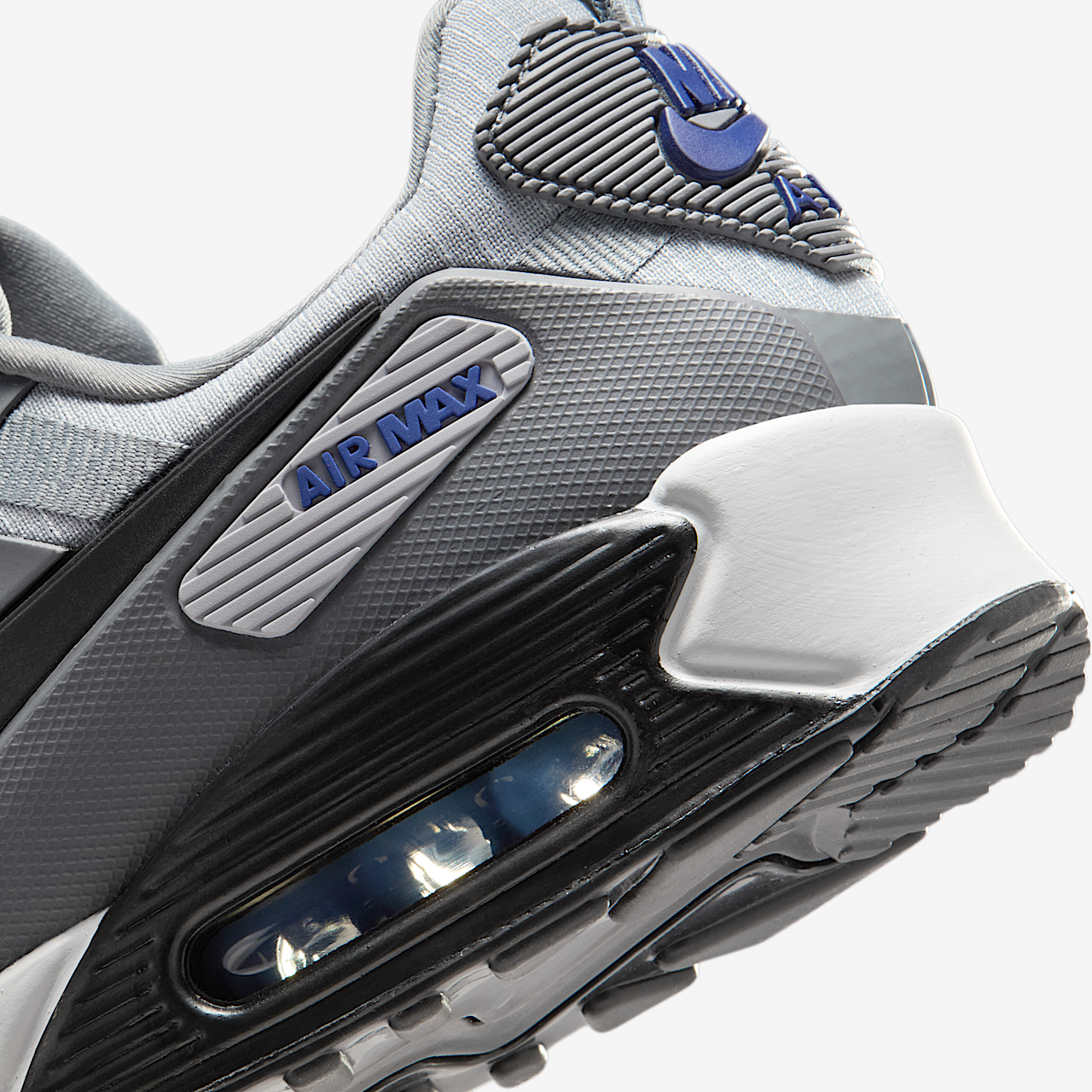 Nike Air Max sneaker Cool Grey/Deep Royal Blue/Wolf Grey/Zwart