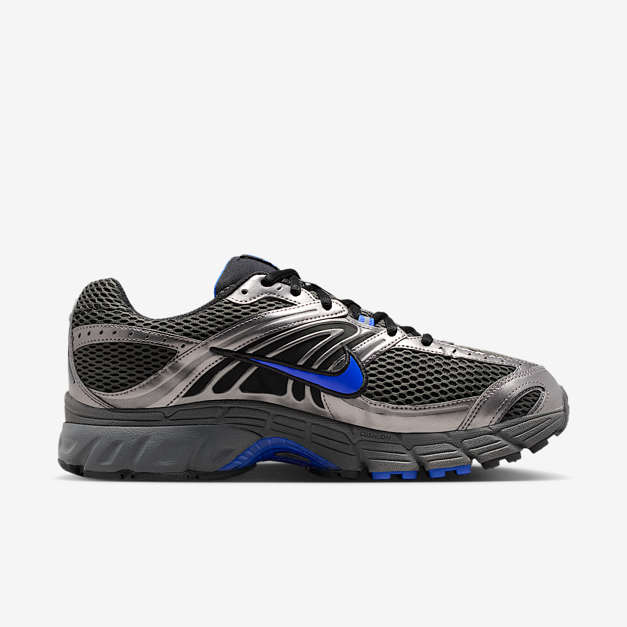 Nike Air Max sneaker Dark Smoke Grey/Zwart/Metallic Dark Grey/Racer Blue