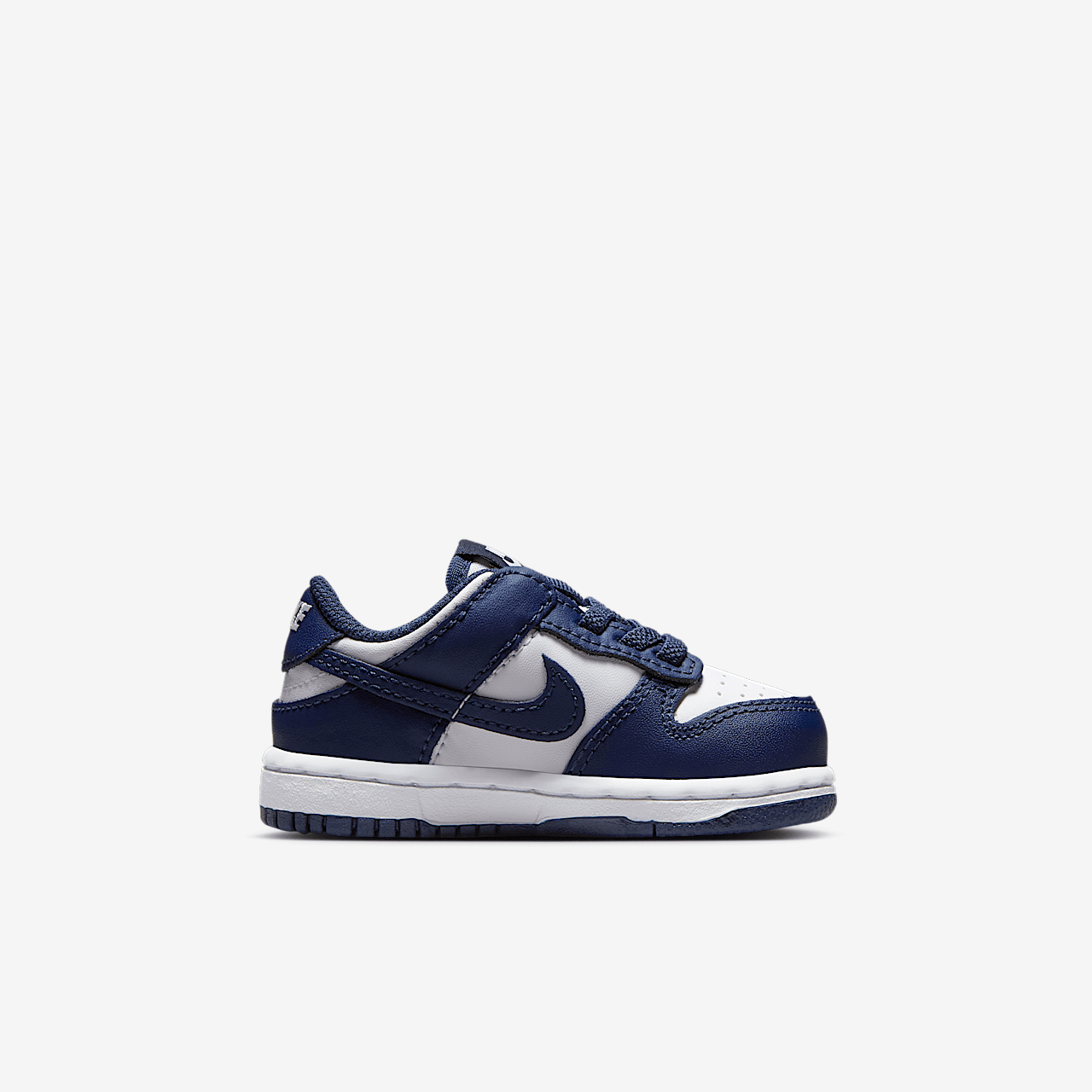 Nike Dunk Low sneaker Wit/Wit/Midnight Navy