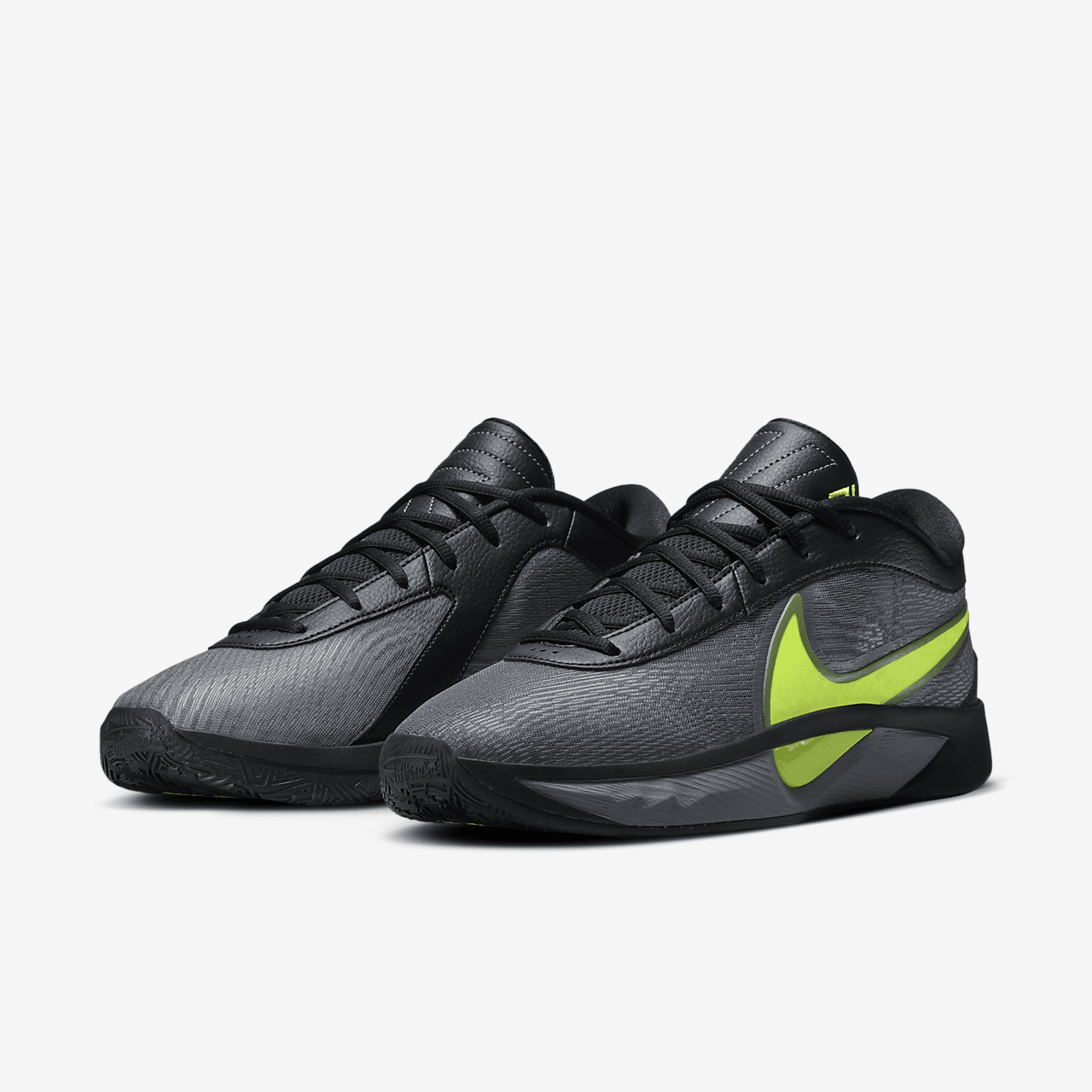 Nike  sneaker Zwart/Cool Grey/Stadium Green/Volt