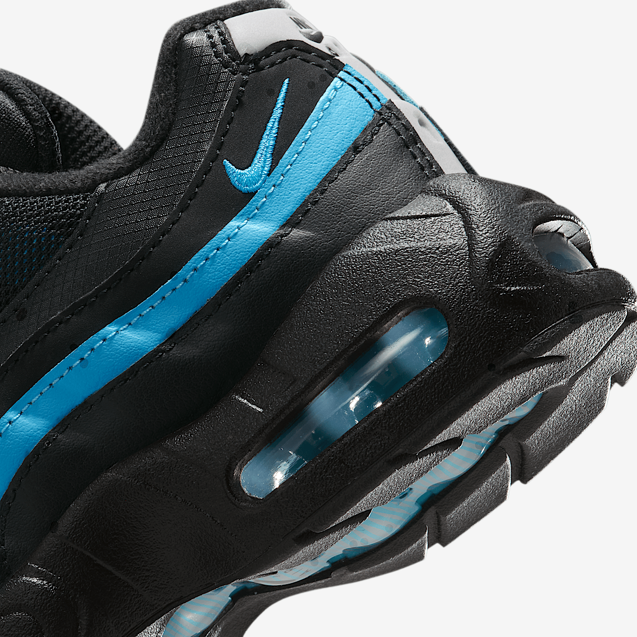 Nike Air Max 95 sneaker Zwart/Zwart/Pearl Grey/Baltic Blue