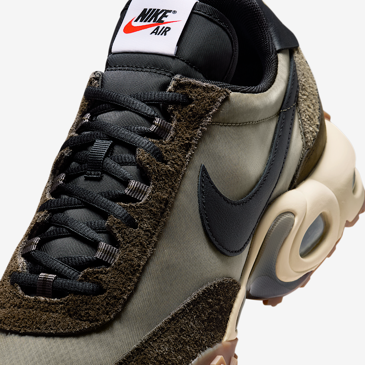Nike Air Max sneaker Matte Olive/Gum Dark Brown/Legion Brown/Zwart
