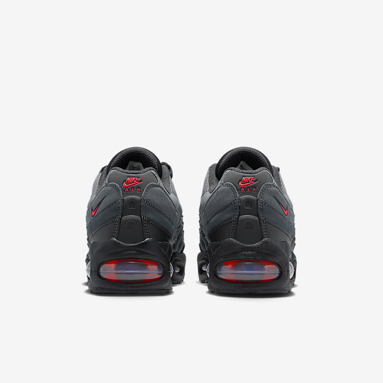 Nike Air Max 95 sneaker Zwart/Anthracite/Iron Grey/Bright Crimson