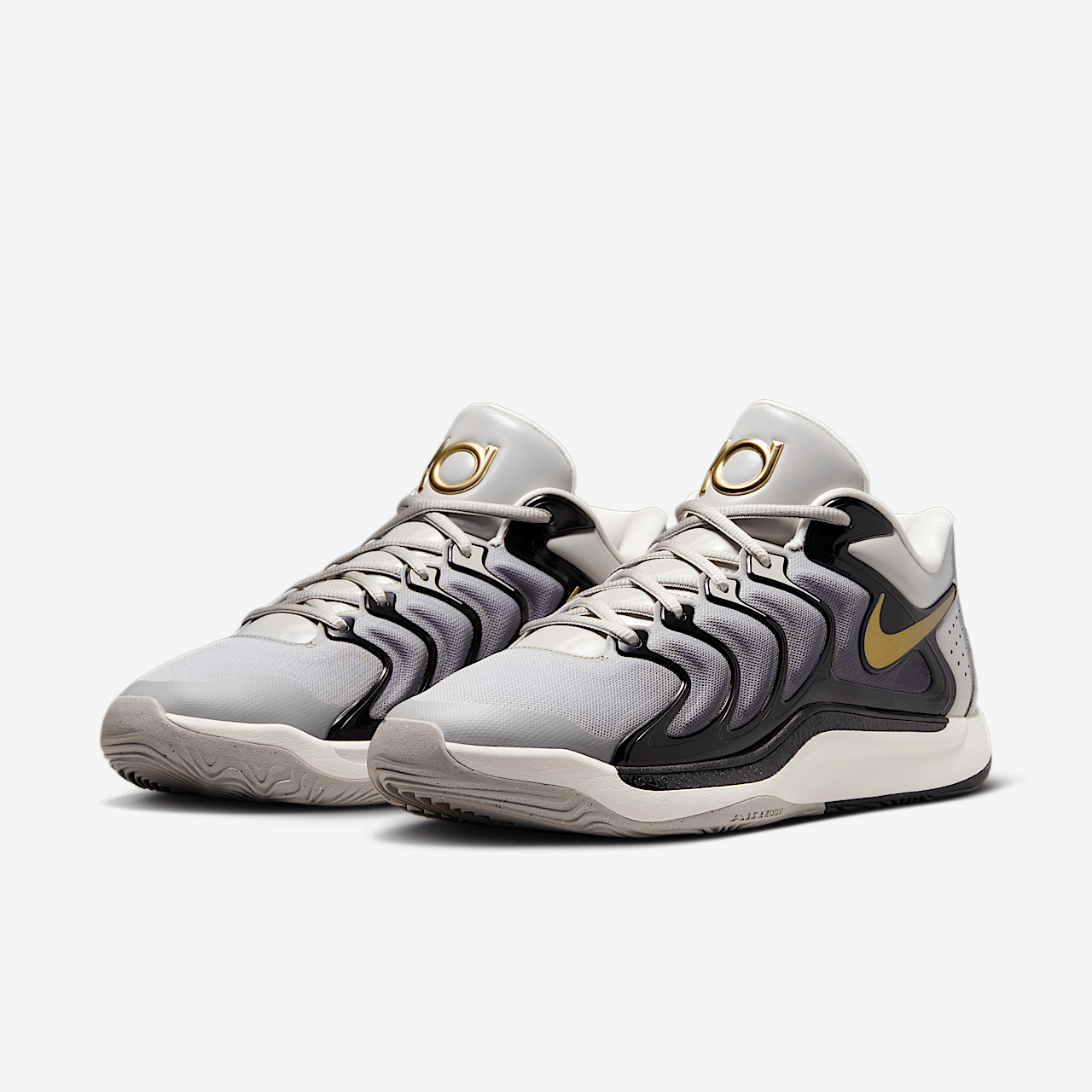 Nike  sneaker Light Iron Ore/Zwart/Sail/Metallic Gold