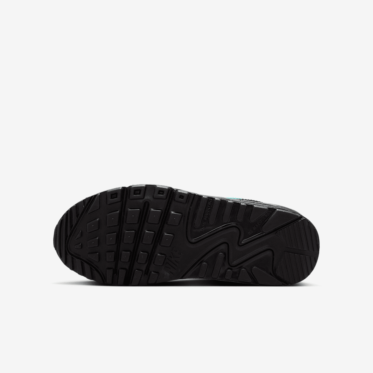 Nike Air max 90 sneaker Dark Smoke Grey/Zwart/Wit/Clear Jade II