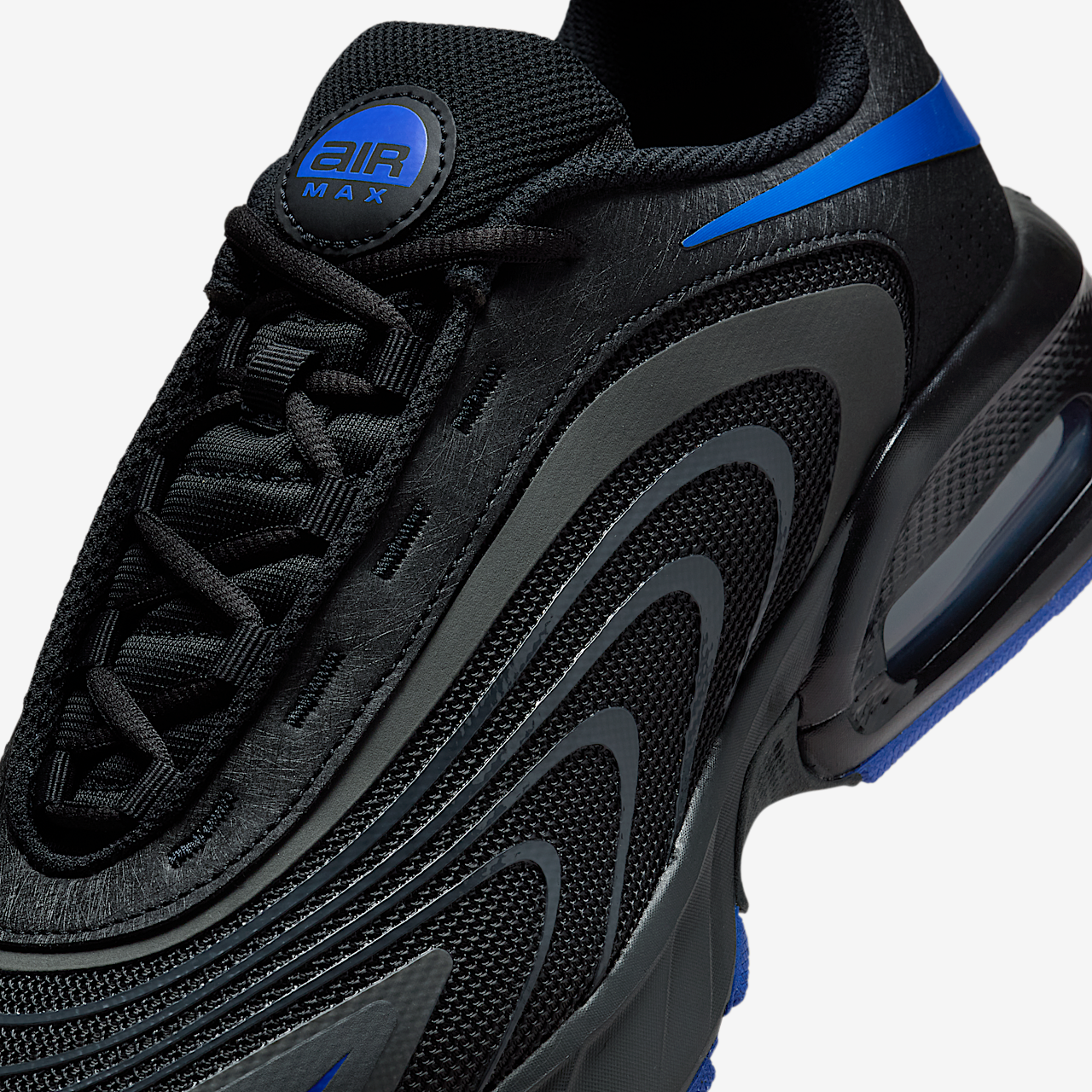 Nike Air Max sneaker Dark Smoke Grey/Zwart/Racer Blue