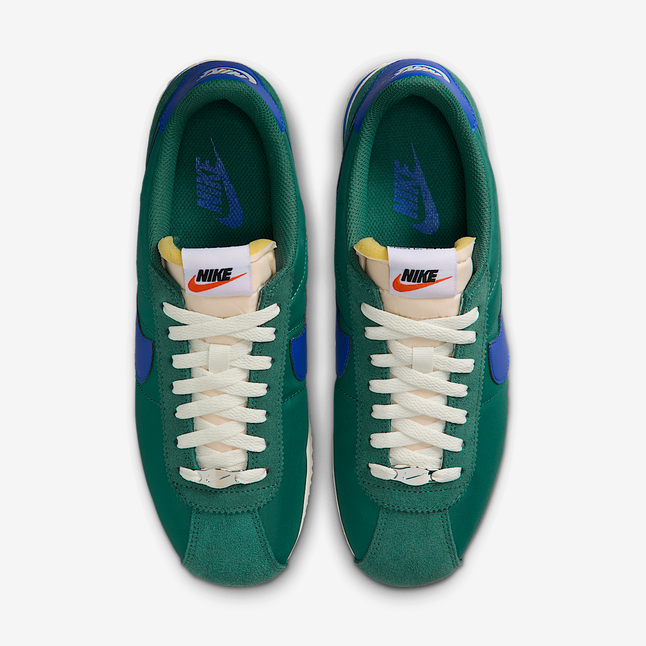 Nike Cortez sneaker Evergreen Aura/Sail/Wit/Hyper Royal