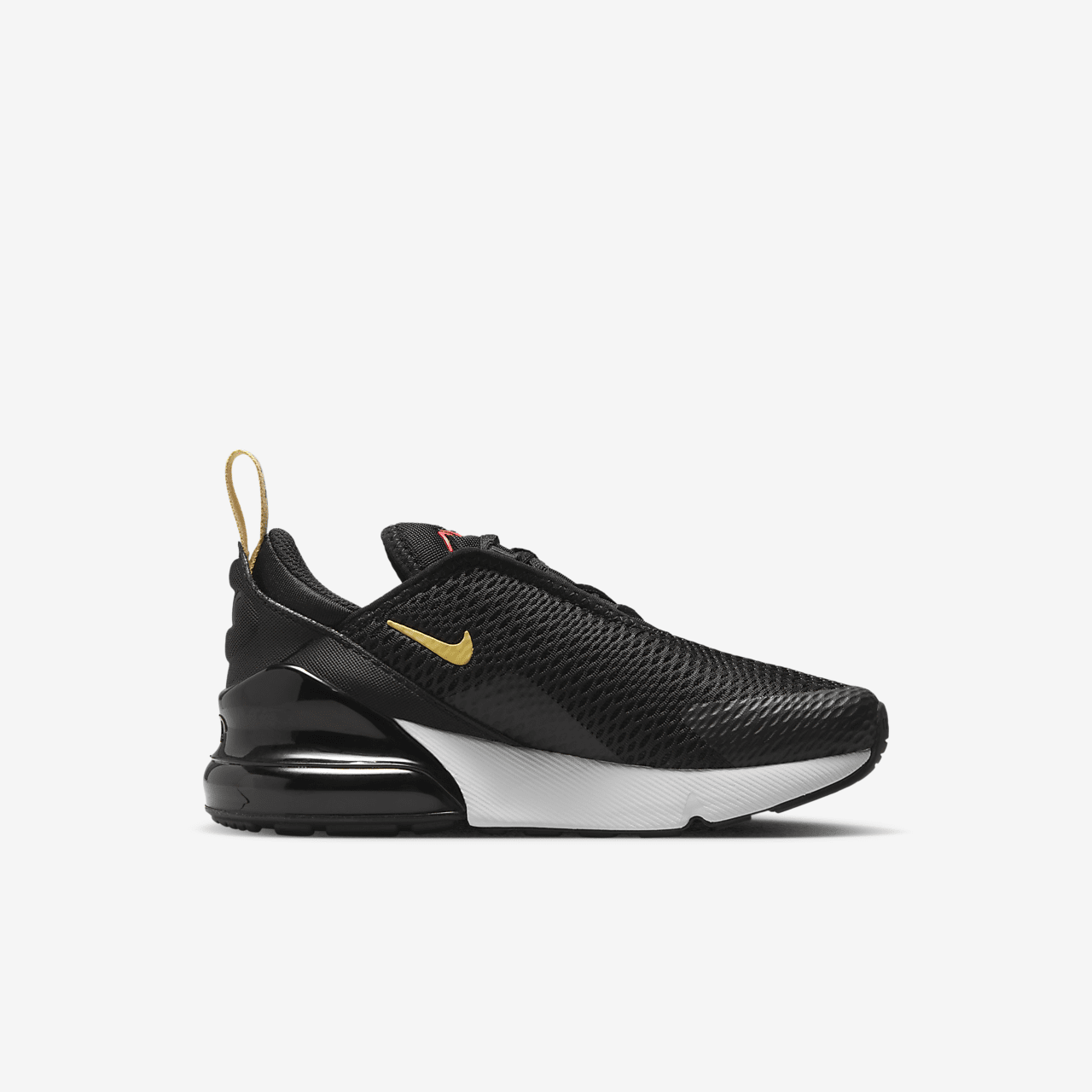 Nike Air max 270 sneaker Zwart/Gym Red/Wit/Saturn Gold