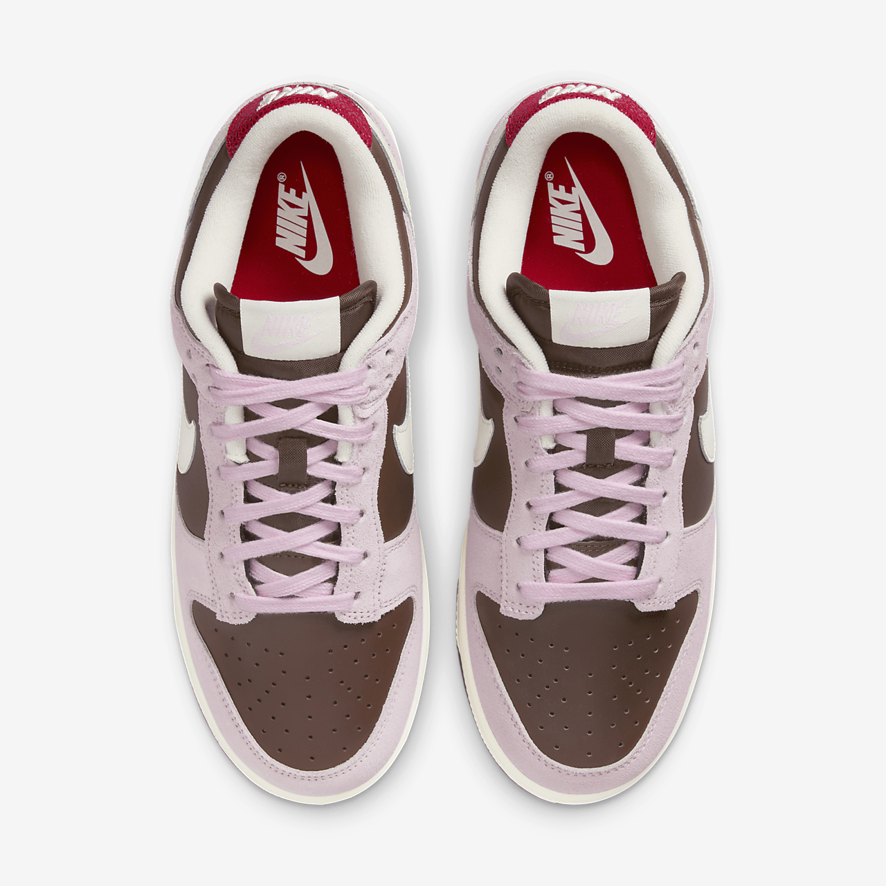 Nike Dunk Low sneaker Cacao Wow/Pink Foam/University Red/Pale Ivory