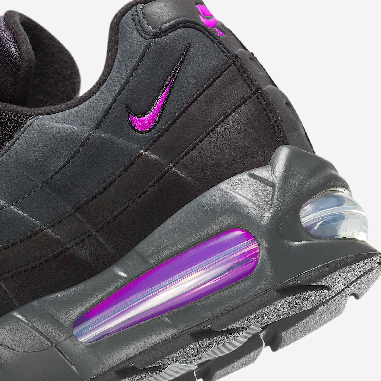 Nike Air Max sneaker Zwart/Off Noir/Smoke Grey/Vivid Purple
