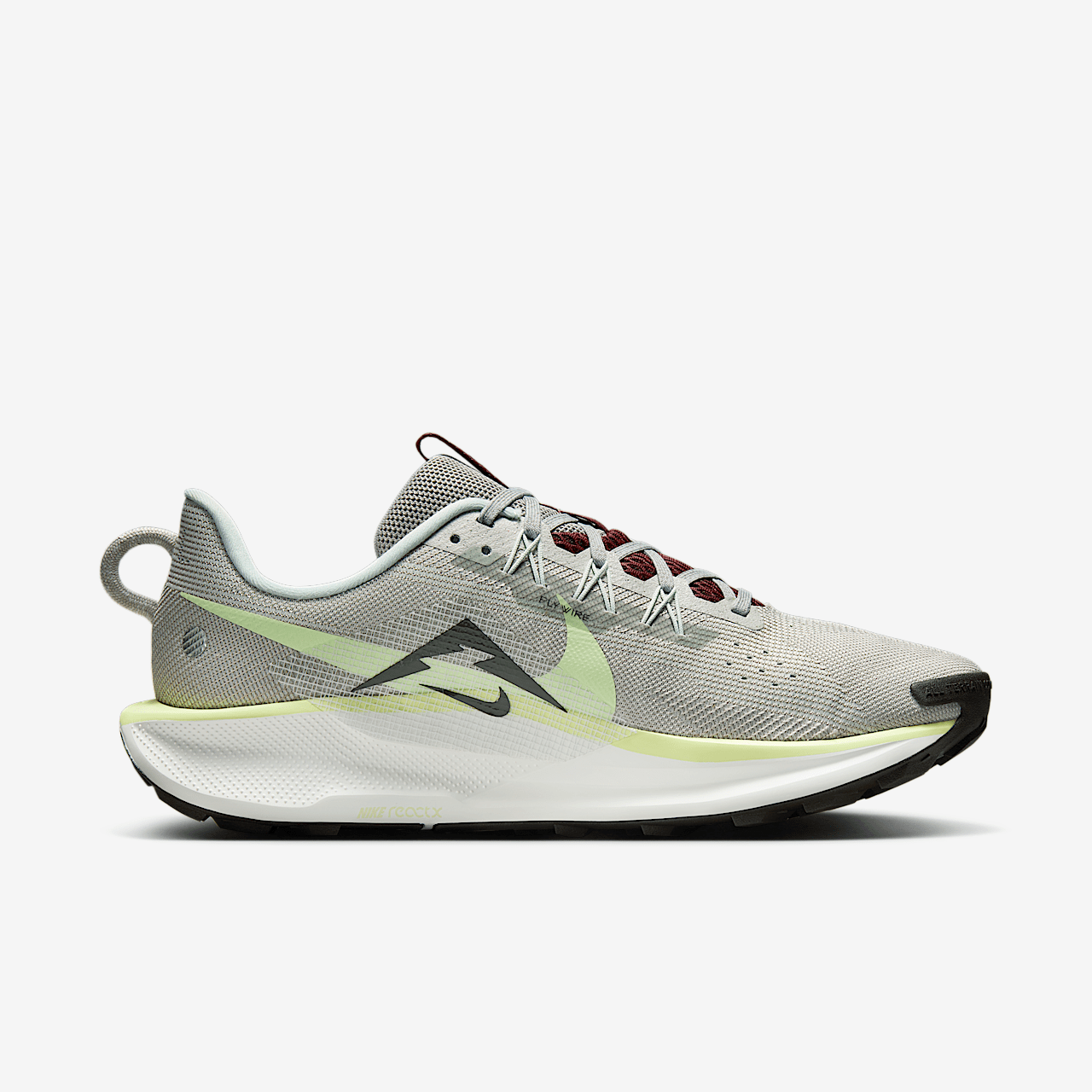 Nike Pegasus sneaker Light Silver/College Grey/Dark Team Red/Barely Volt