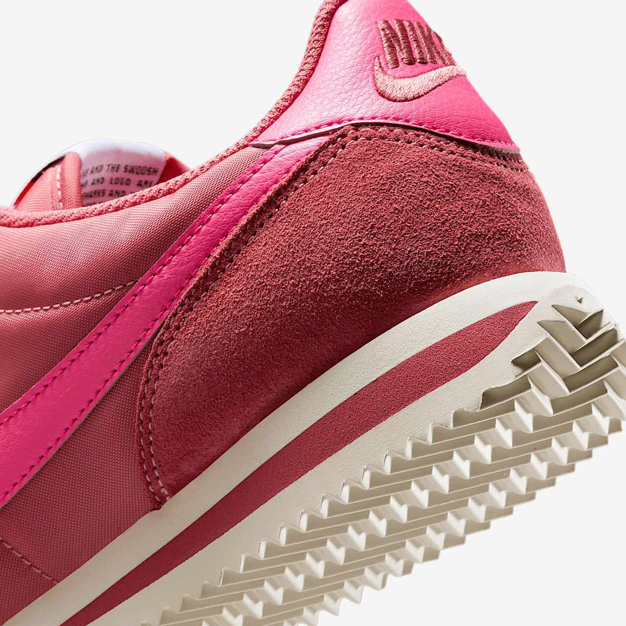 Nike Cortez sneaker Adobe/Alabaster/Safety Orange/Hyper Pink