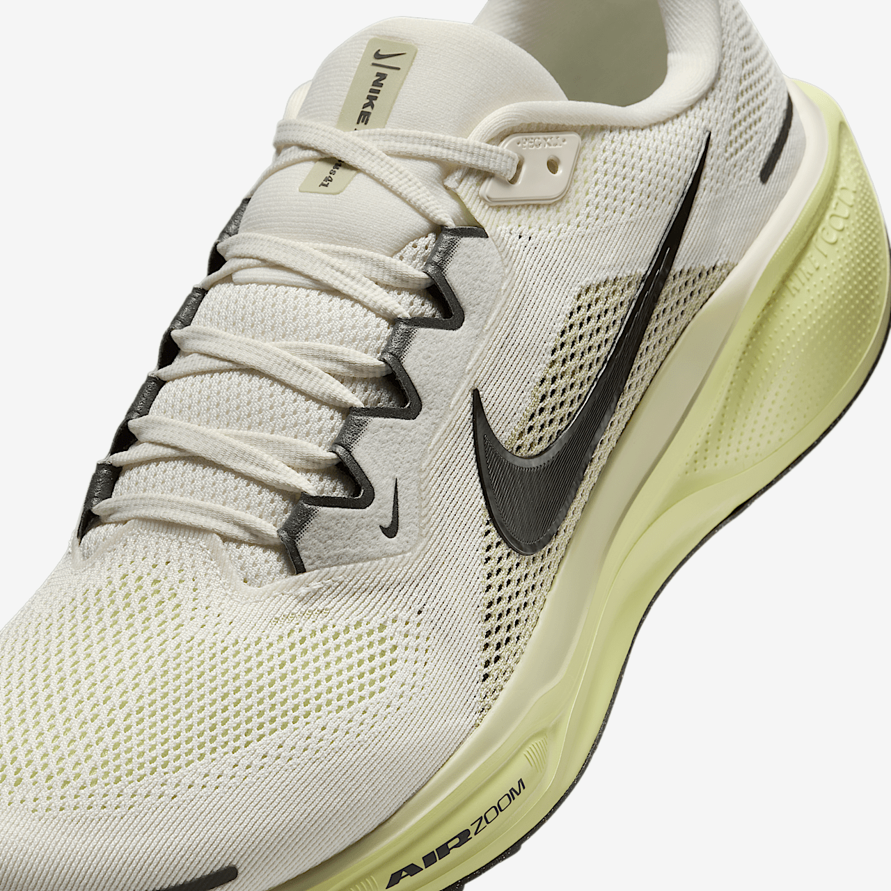 Nike Pegasus sneaker Pale Ivory/Limelight/Olive Aura/Sequoia