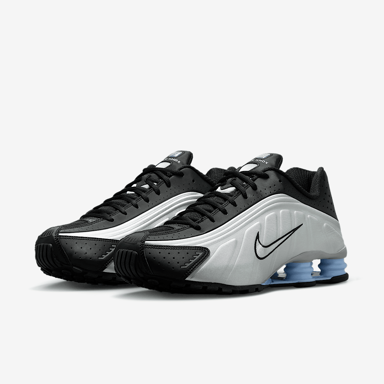Nike Nike Shox sneaker Metallic Silver/Zwart/Psychic Blue/Metallic Silver