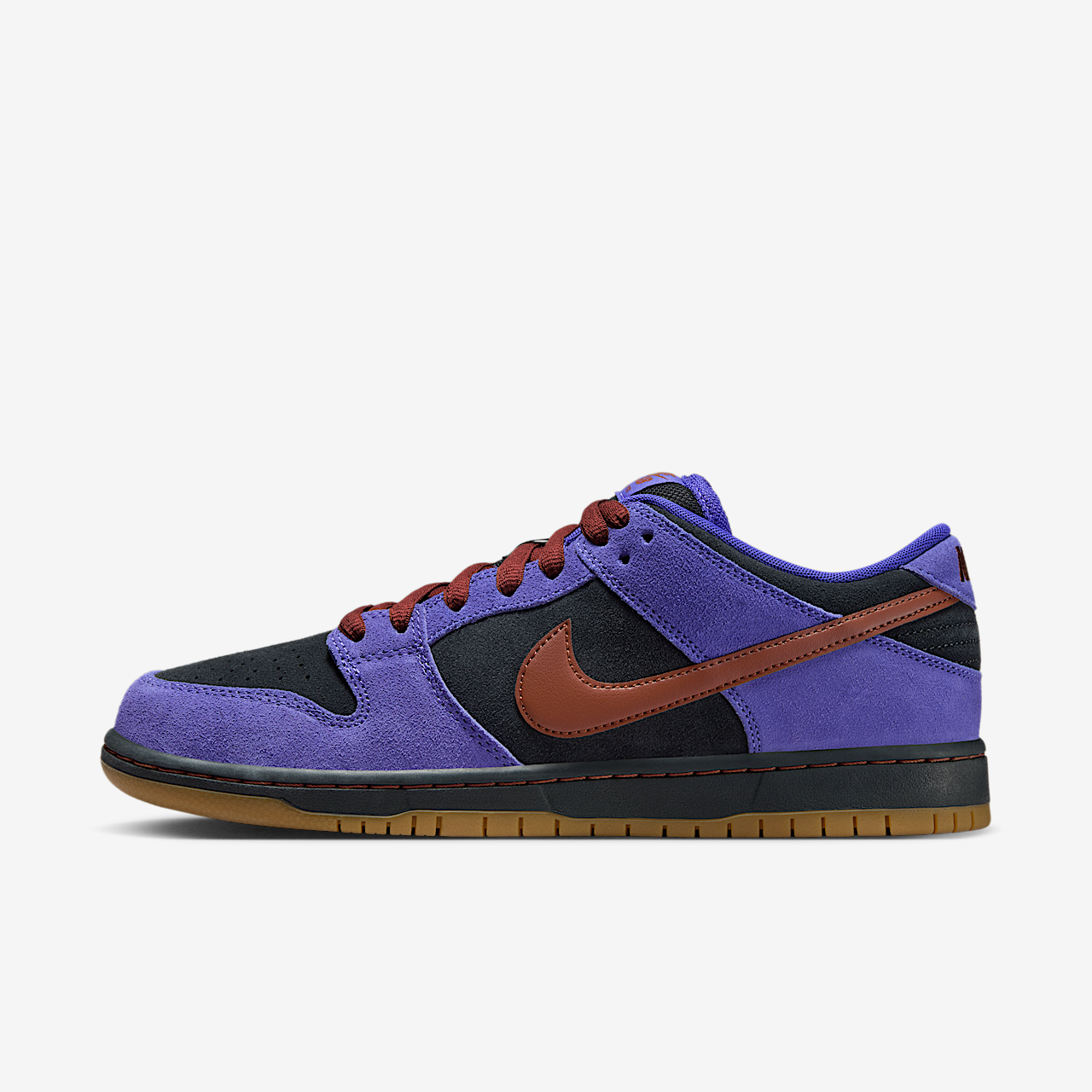 Nike Dunk Low sneaker Persian Violet/Off Noir/Gum Medium Brown/Cinnamon