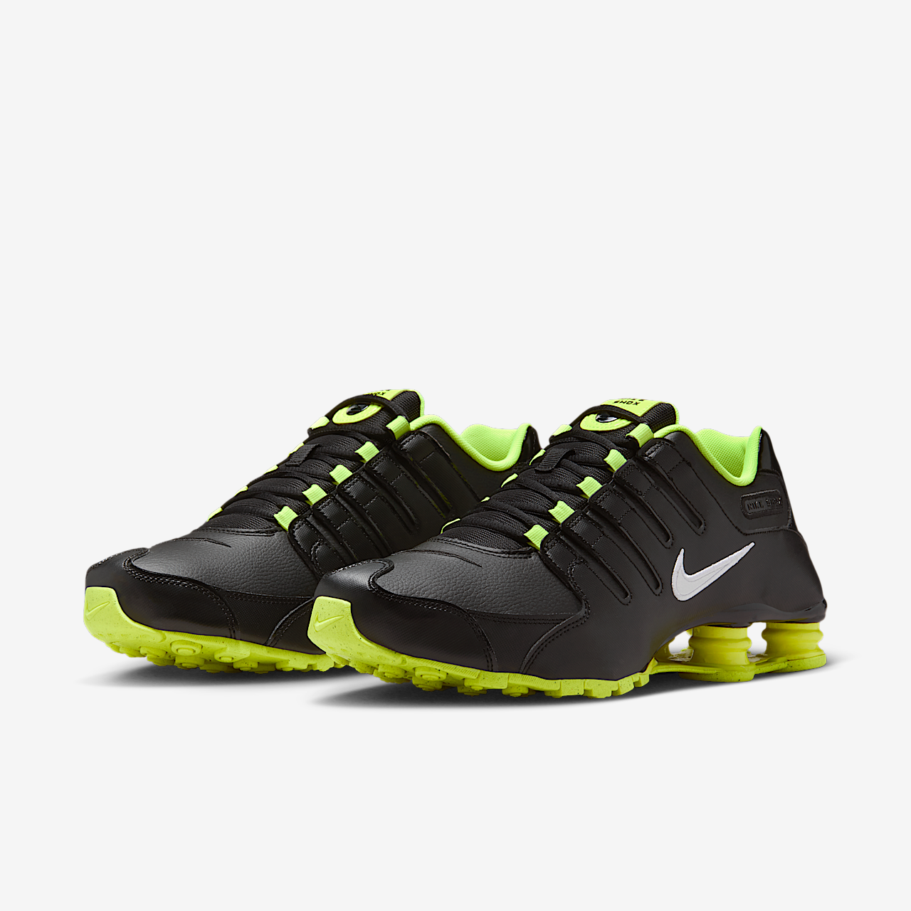 Nike Nike Shox sneaker Zwart/Volt/Wit