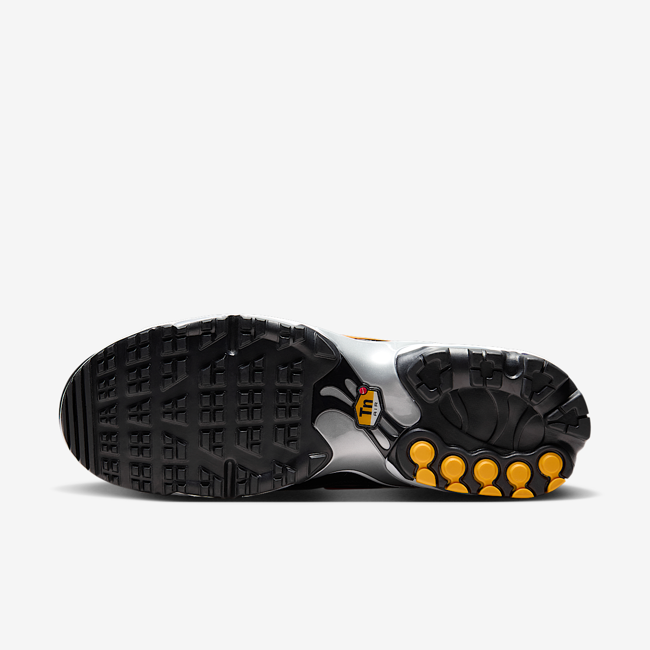 Nike Air Max Plus sneaker Zwart/Metallic Silver/Total Orange