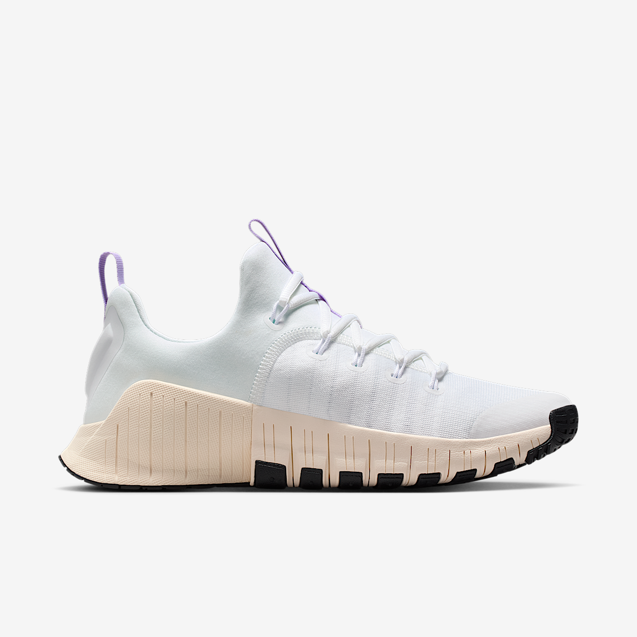 Nike Free sneaker Wit/Violet Mist/Chalk/Hot Lava