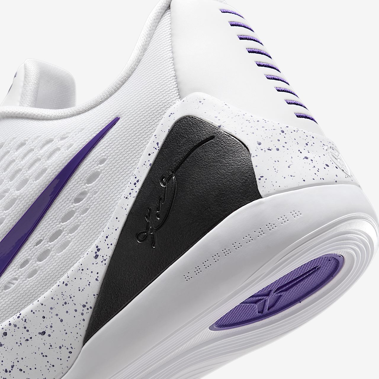 Nike Kobe sneaker Wit/Wit/Court Purple