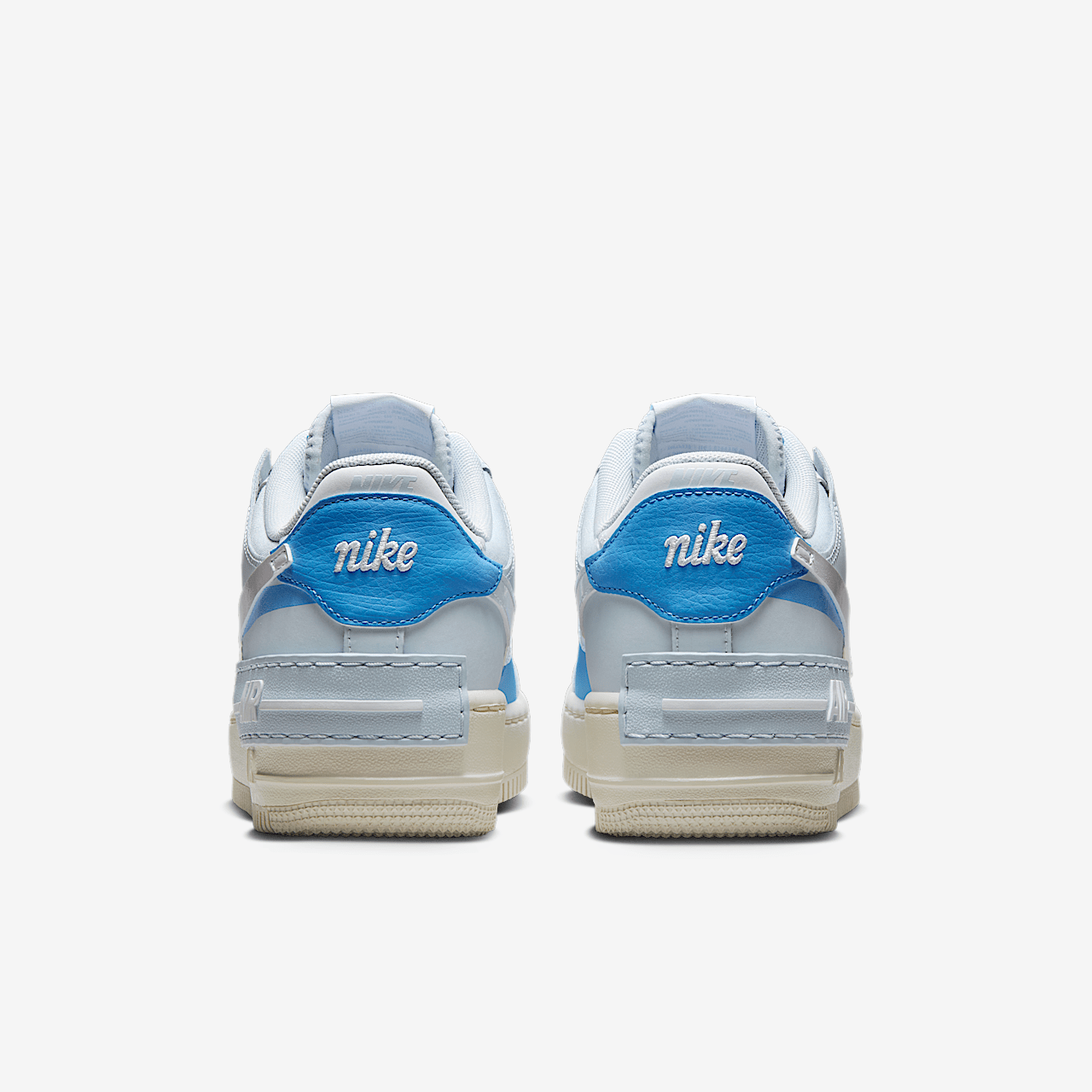 Nike Air Force 1 sneaker Blue Tint/University Blue/Sail/Wit