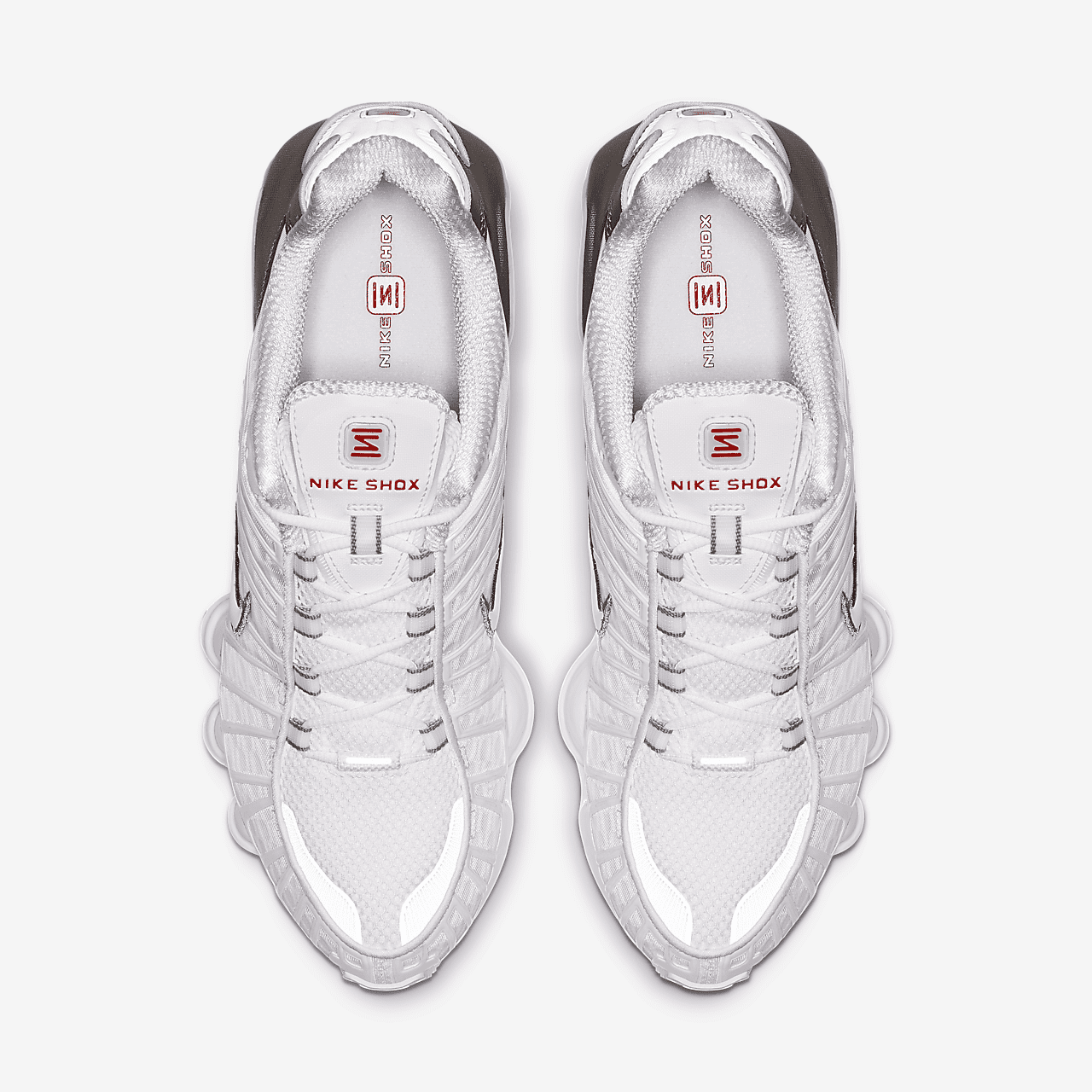 Nike Nike Shox sneaker Wit/Metallic Silver/Max Orange/Wit