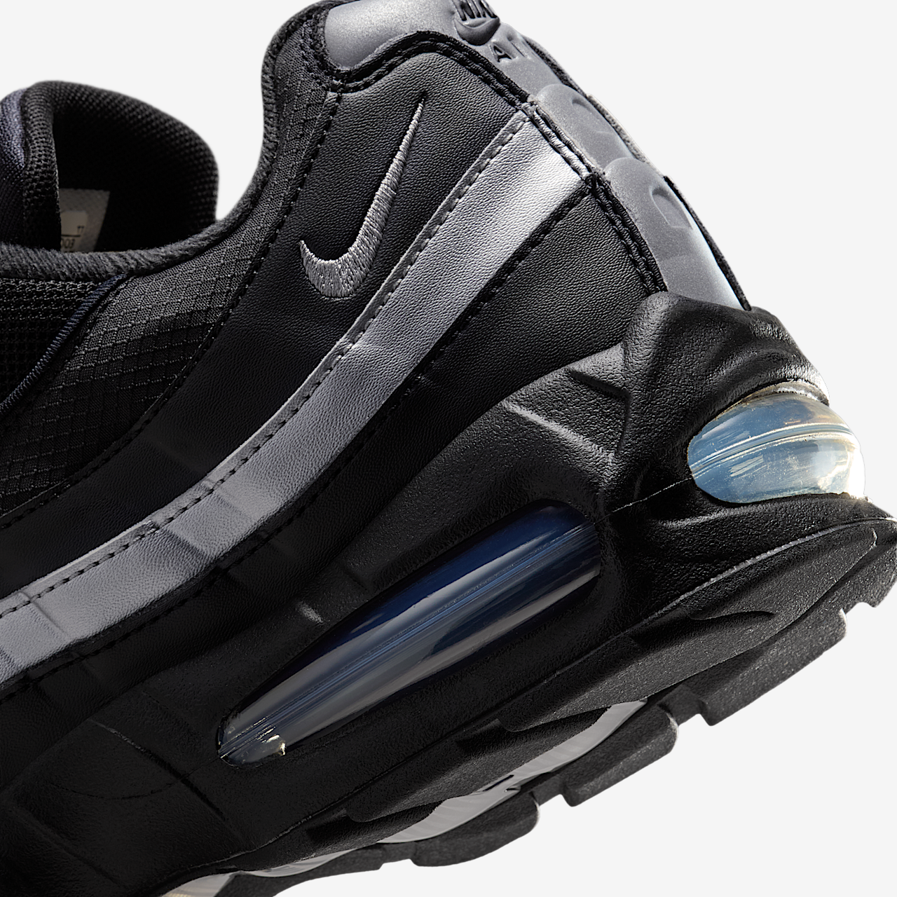 Nike Air Max sneaker Zwart/Zwart/Wit/Metallic Silver