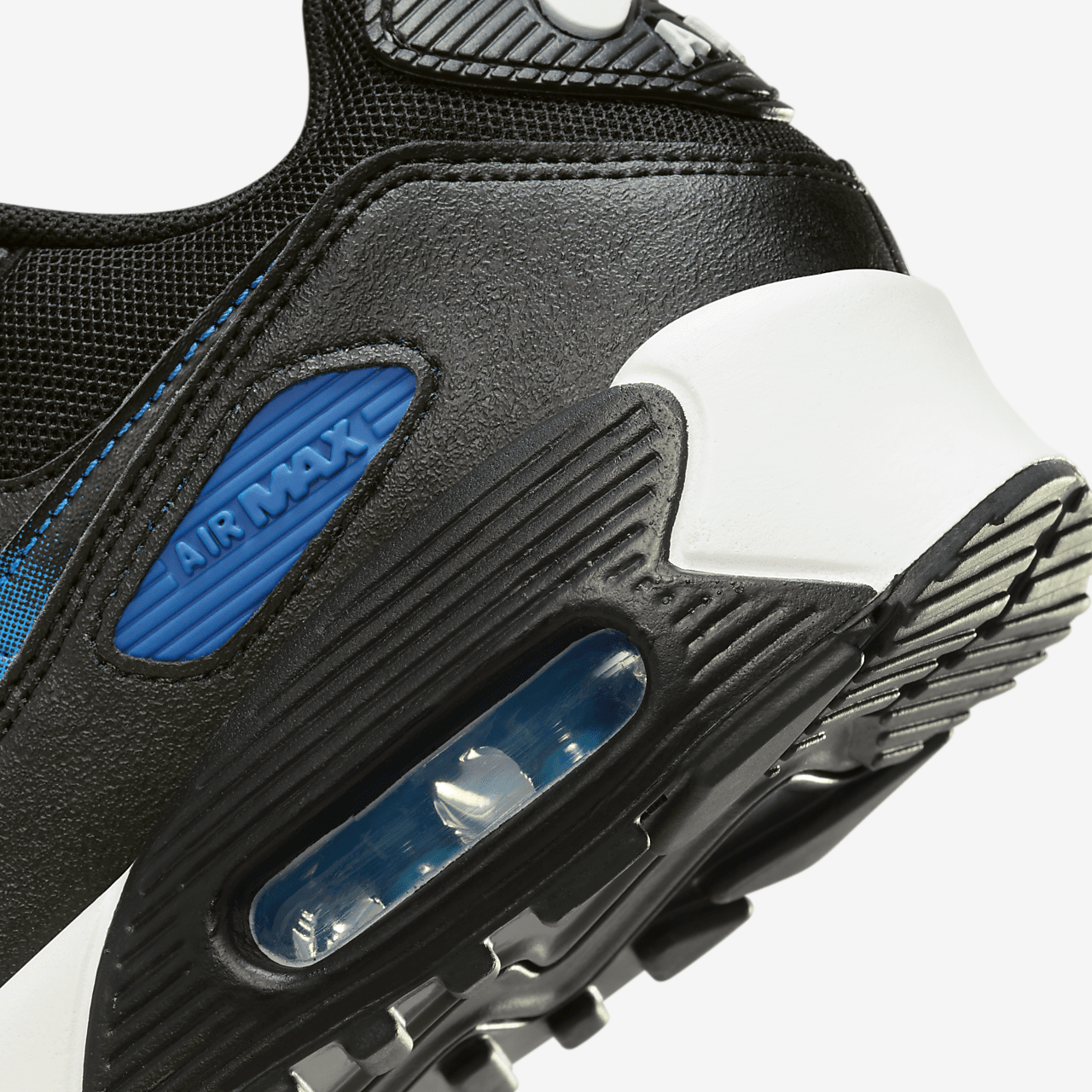 Nike Air max 90 sneaker Zwart/Court Blue/Wit/Photo Blue
