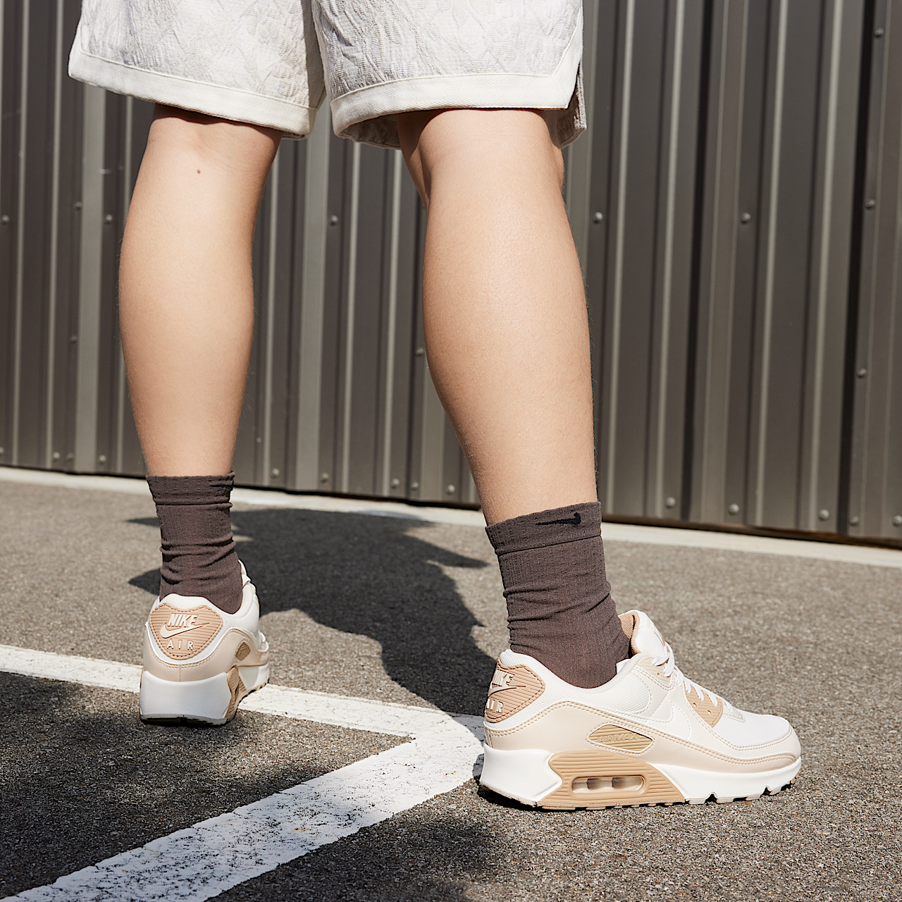 Nike Air max 90 sneaker Phantom/Sanddrift/Light Orewood Brown/Sail