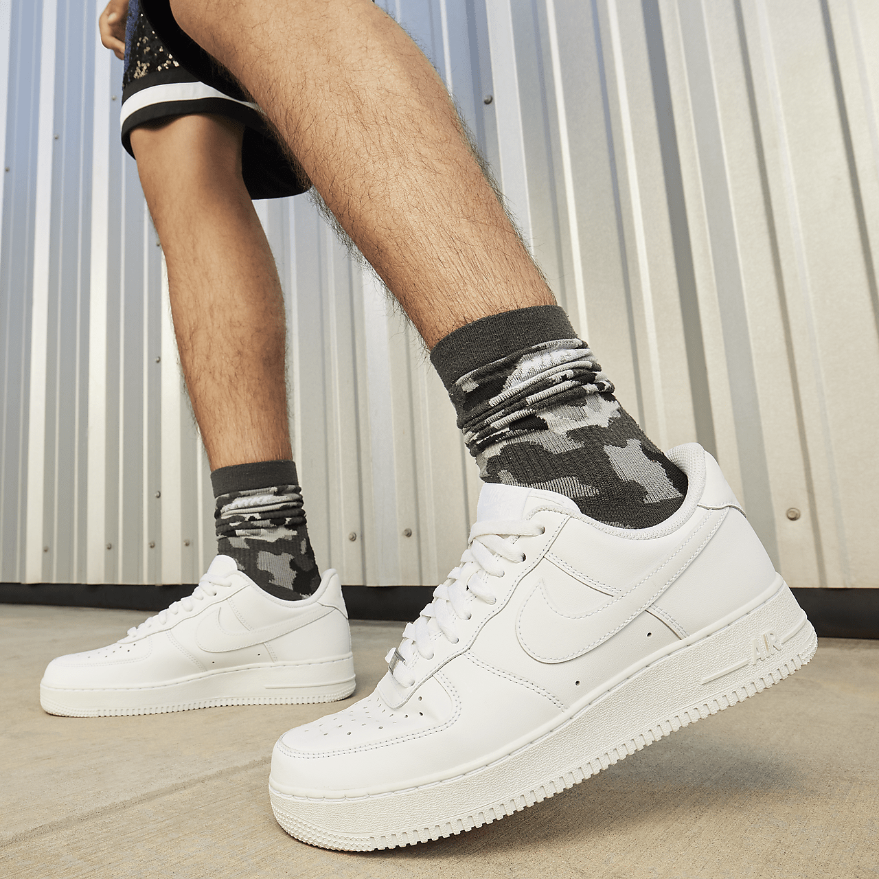 Nike Air Force 1 sneaker Wit/Wit