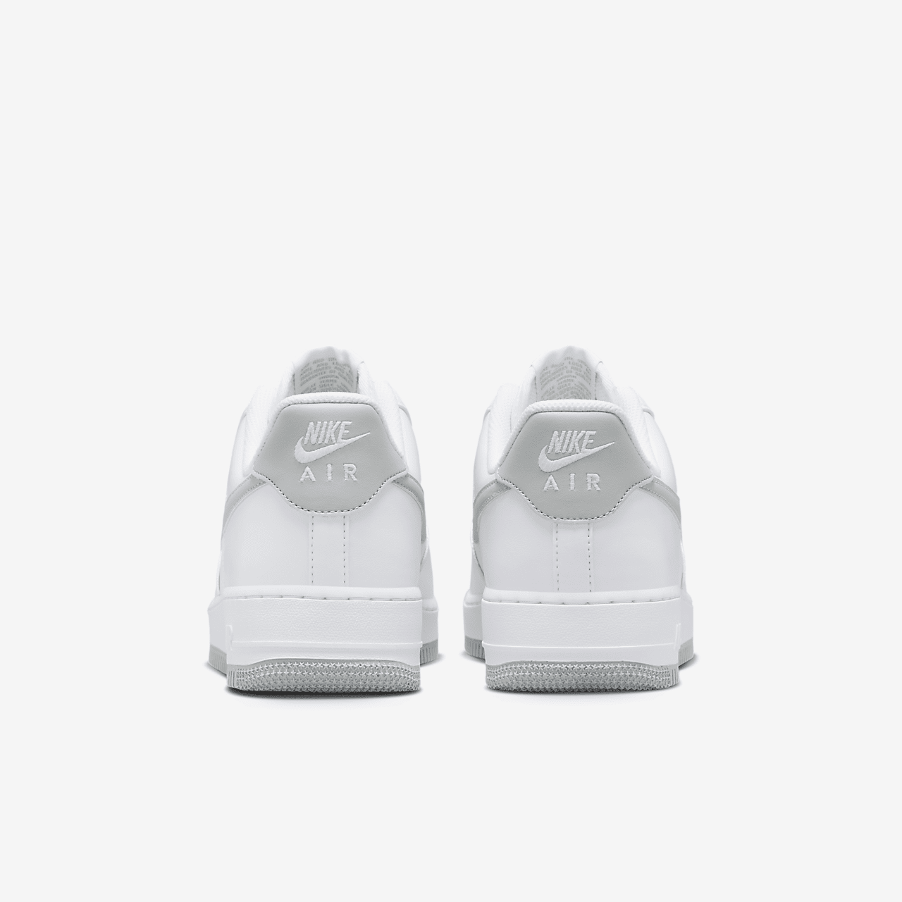 Nike Air Force 1 sneaker Wit/Wit/Light Smoke Grey