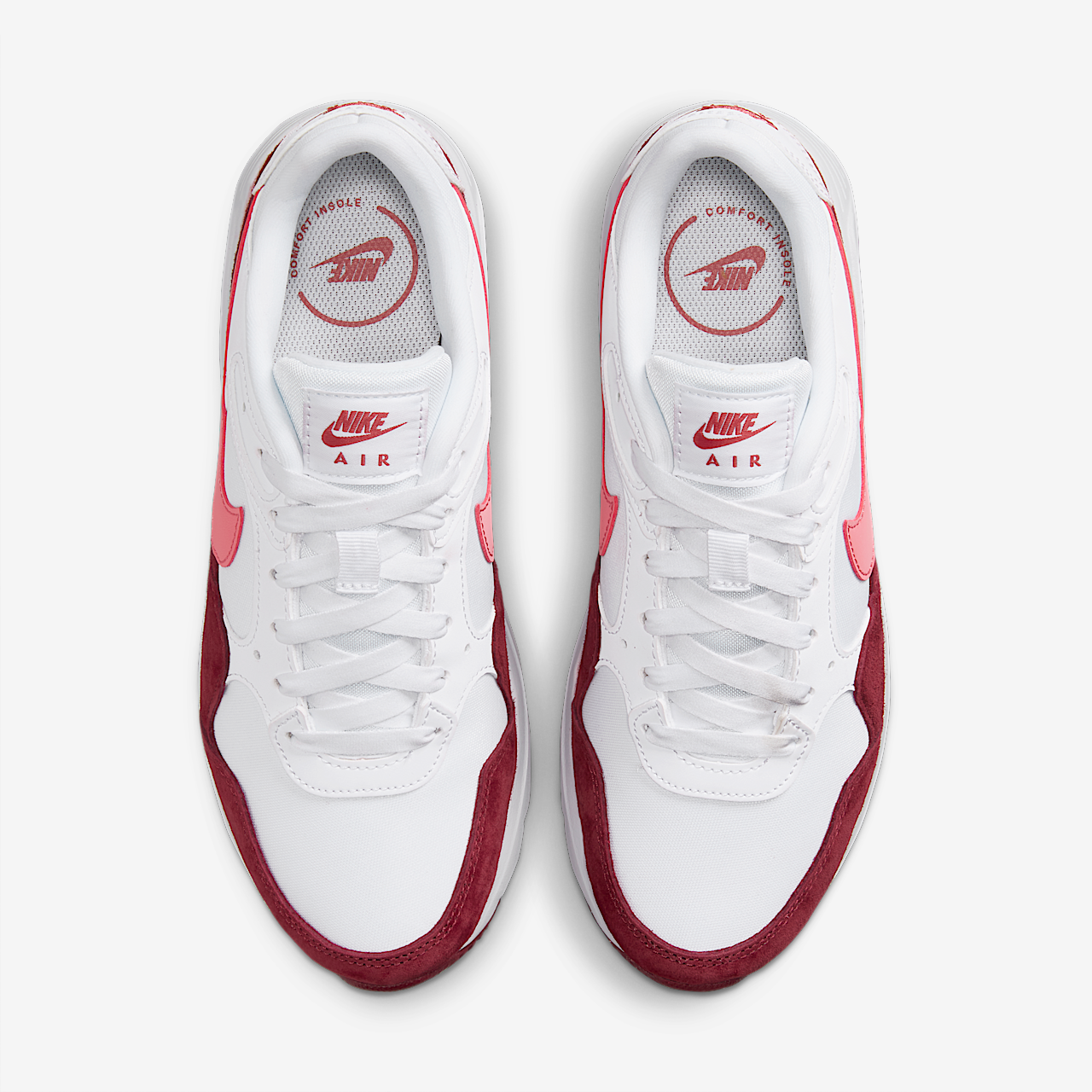 Nike Air Max SC sneaker Wit/Team Red/Adobe