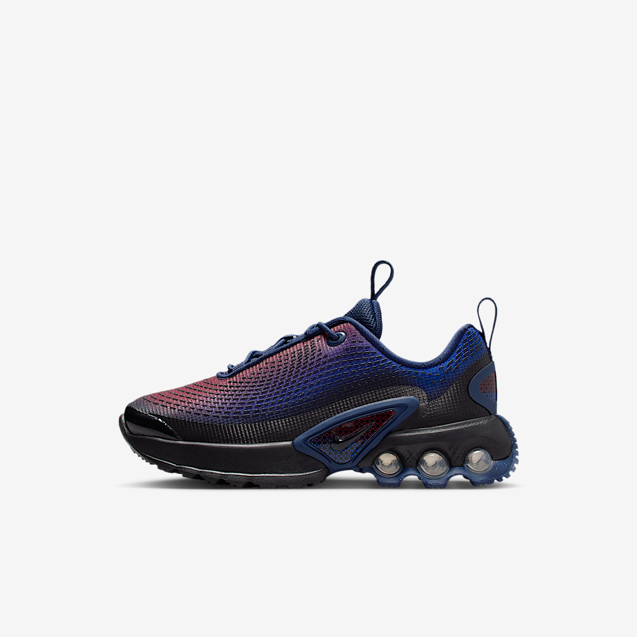 Nike Air Max DN sneaker Dark Team Red/Midnight Navy/Hyper Royal/Zwart