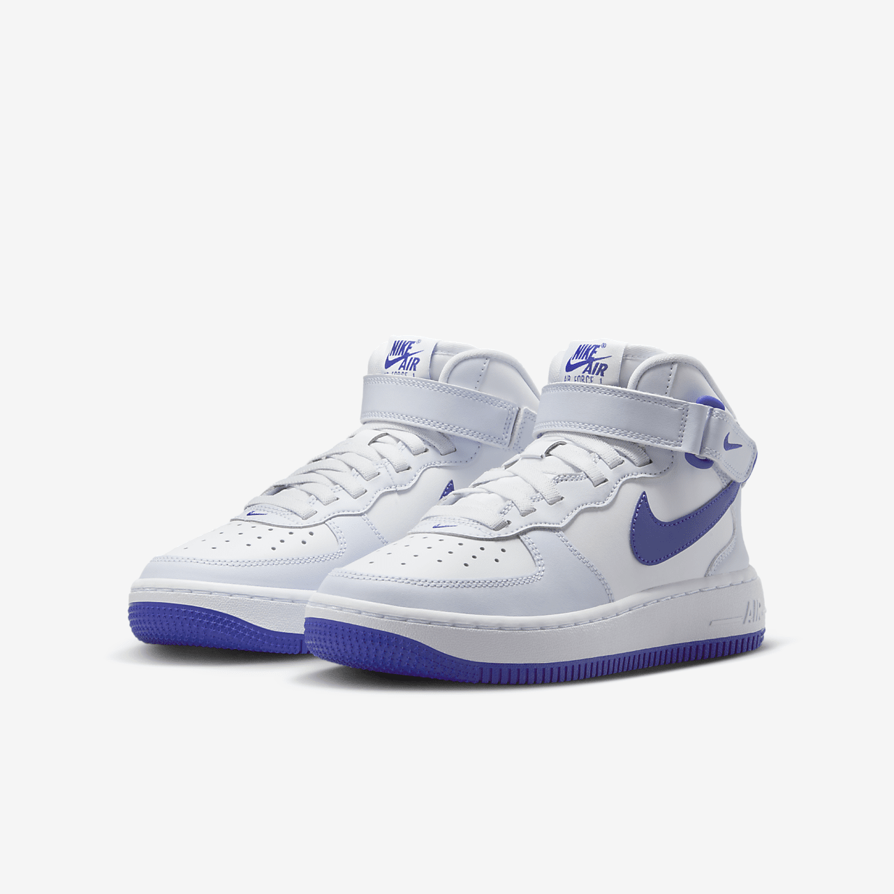 Nike Air Force 1 sneaker Football Grey/Wit/Persian Violet
