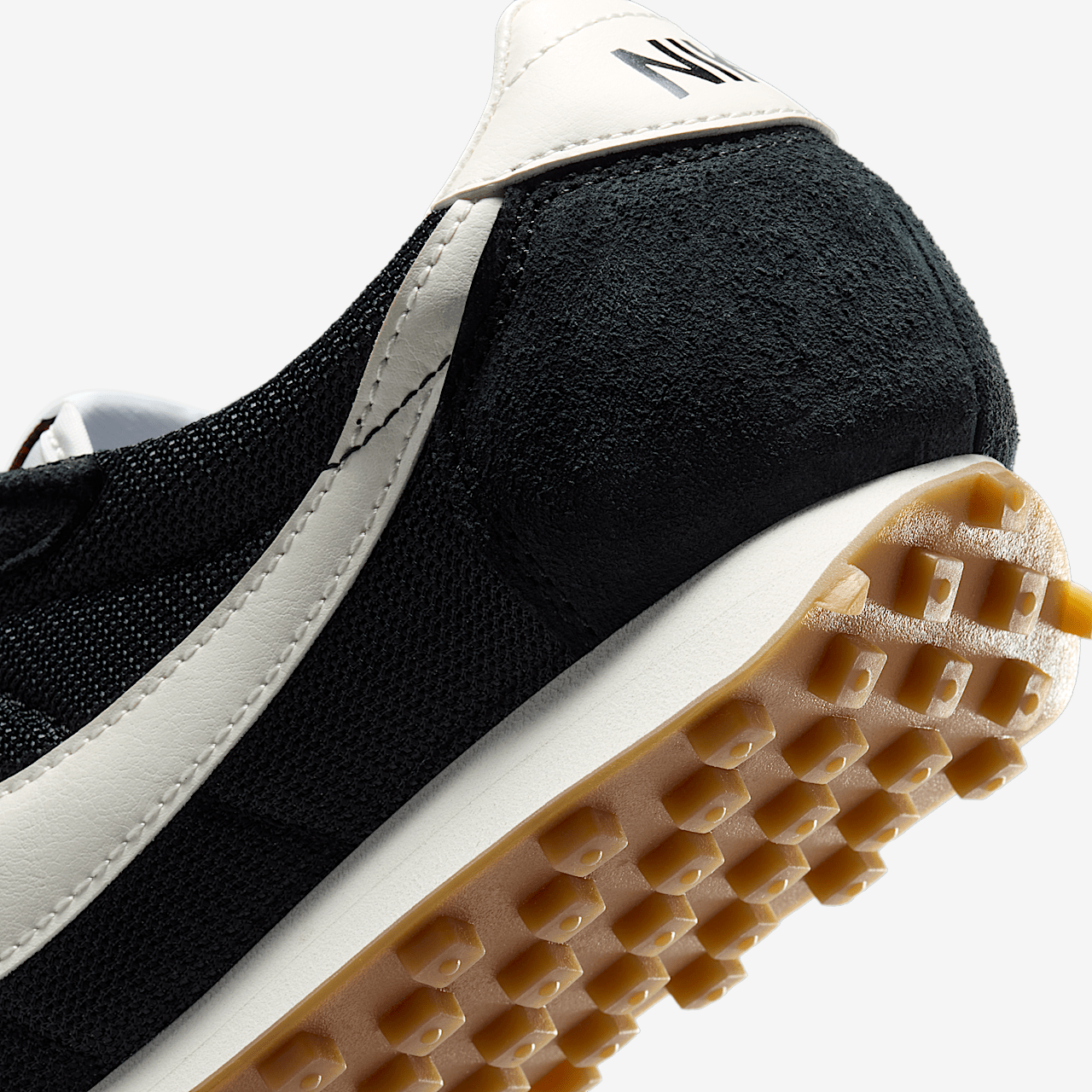 Nike  sneaker Zwart/Safety Orange/Gum Light Brown/Sail