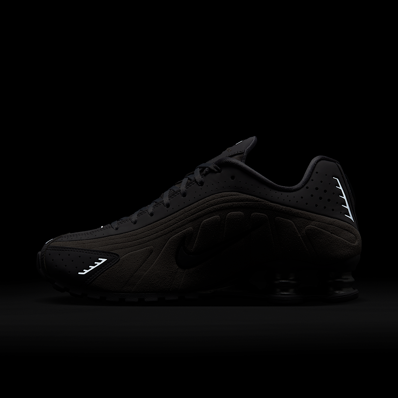 Nike Nike Shox sneaker Cement Grey/College Grey/Metallic Silver/Zwart