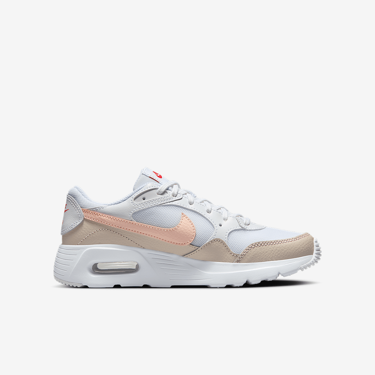 Nike Air Max SC sneaker Wit/Light Orewood Brown/Ember Glow/Echo Pink