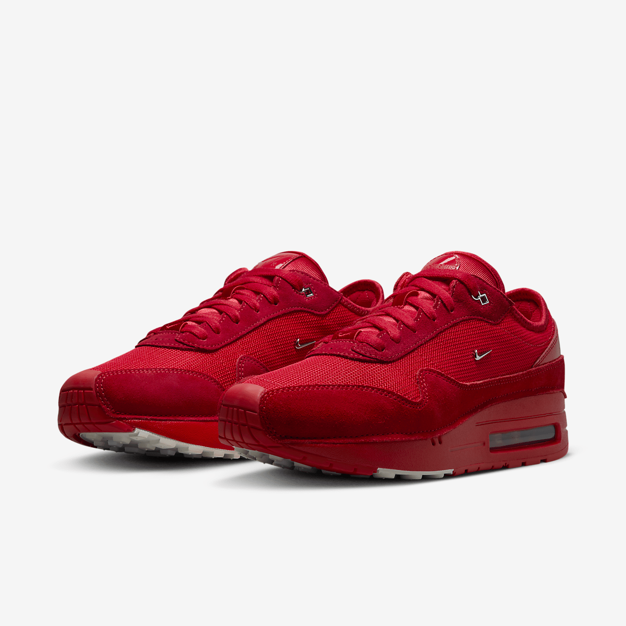 Nike Air Max 1 sneaker Mystic Red/Metallic Silver