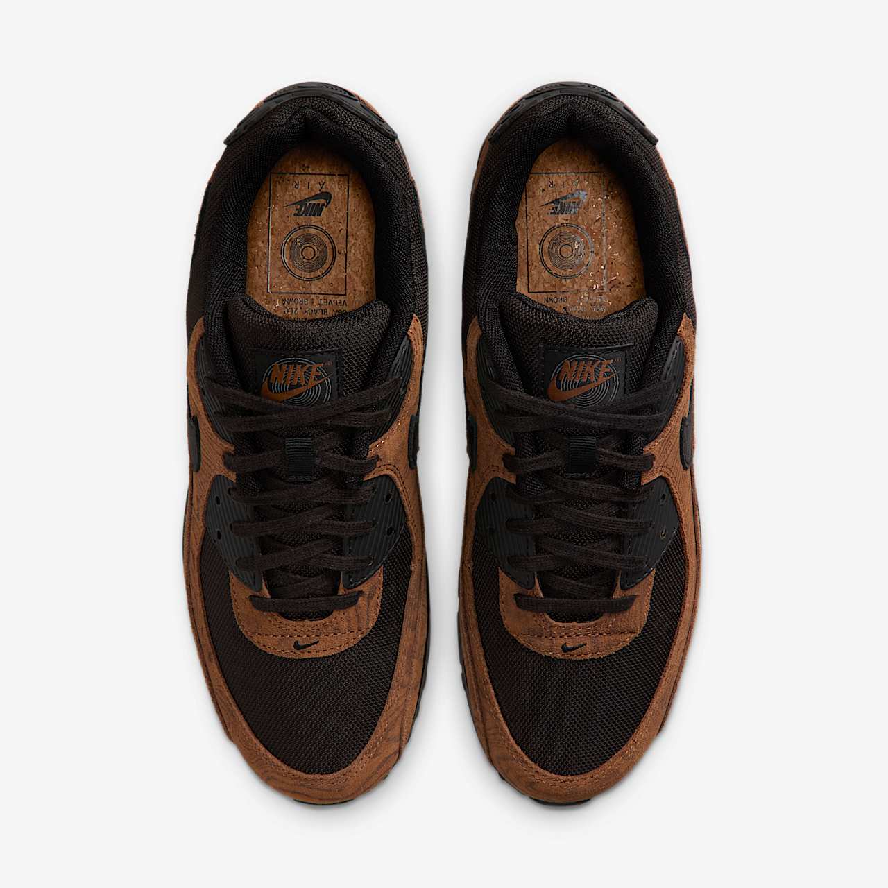 Nike Air Max sneaker Light British Tan/Velvet Brown/Zwart