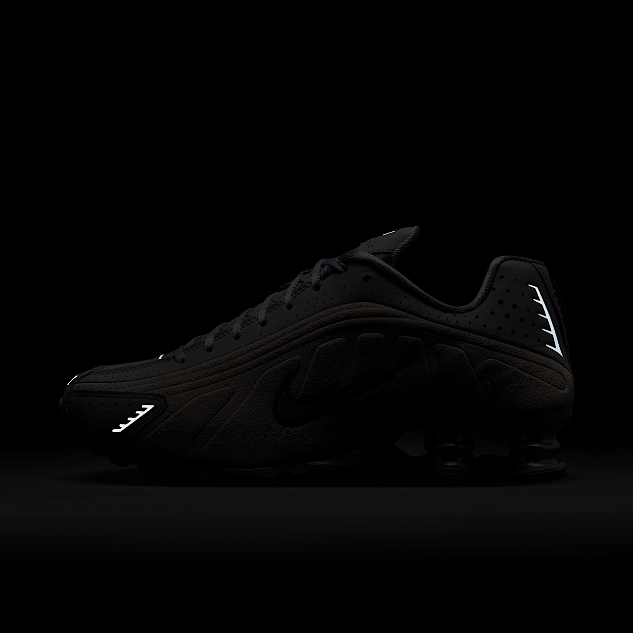 Nike Nike Shox sneaker Cement Grey/College Grey/Metallic Silver/Zwart