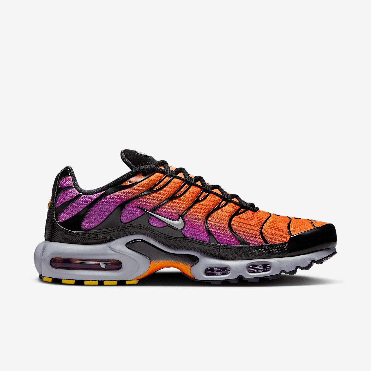 Nike Air Max Plus sneaker Zwart/Total Orange/Vivid Purple/Photon Dust