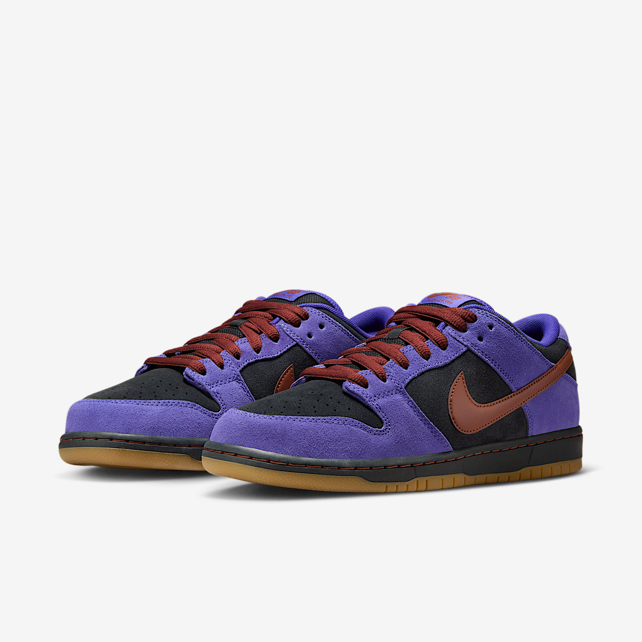 Nike Dunk Low sneaker Persian Violet/Off Noir/Gum Medium Brown/Cinnamon