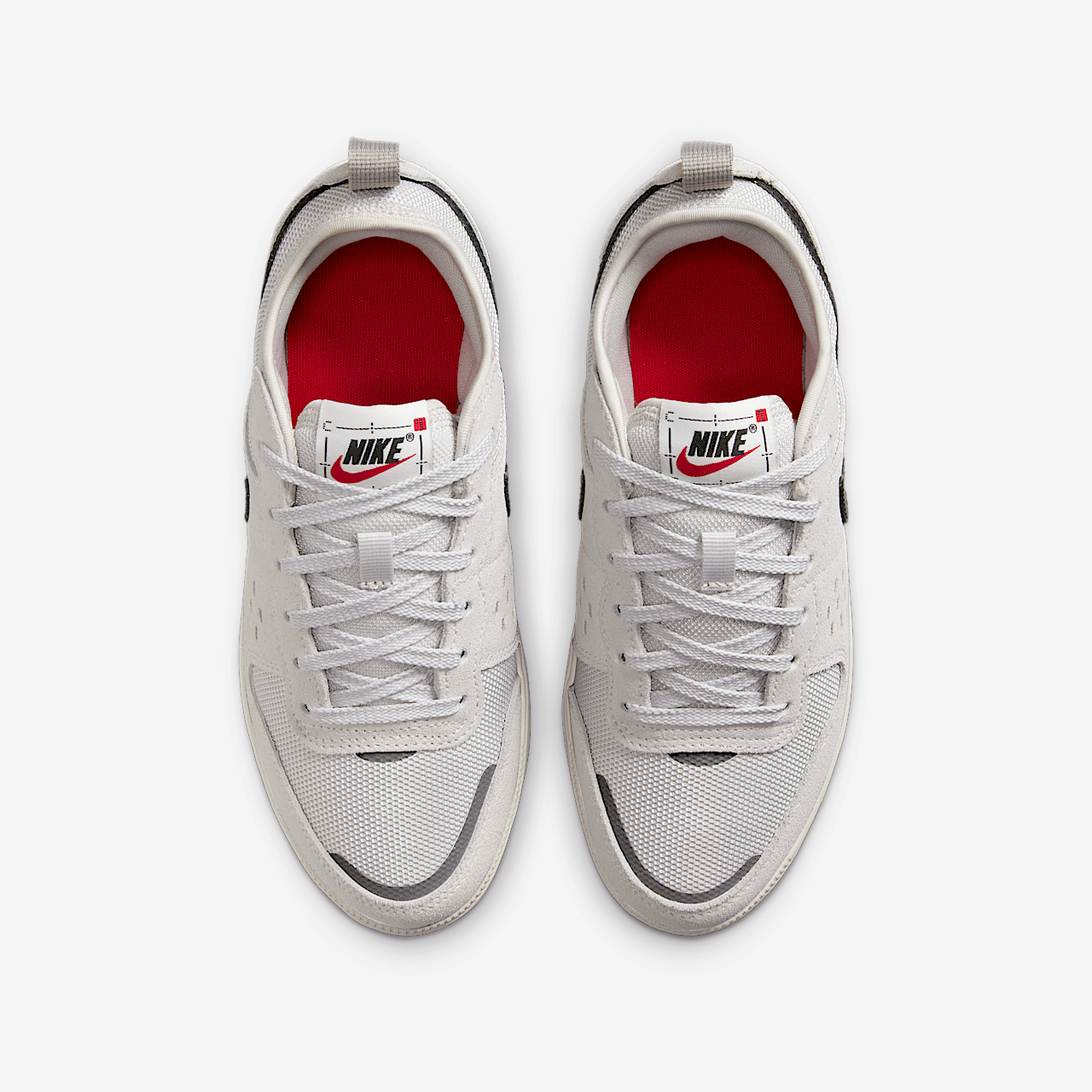 Nike  sneaker College Grey/Vast Grey/Fire Red/Zwart