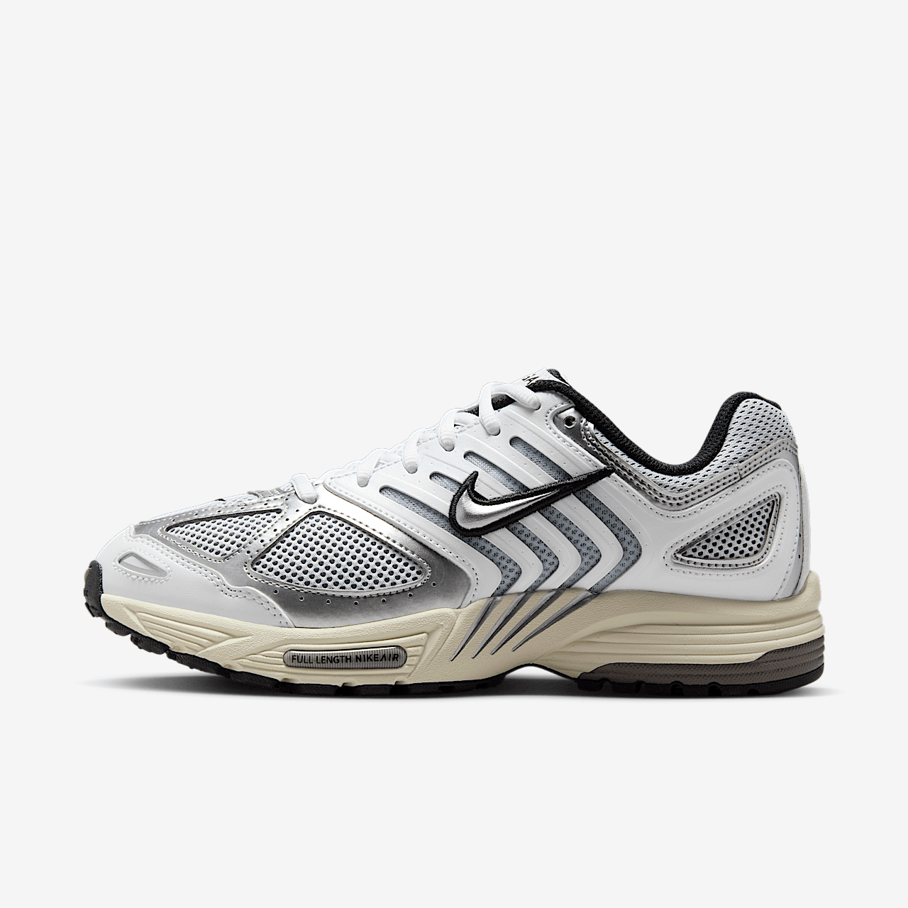 Nike Pegasus sneaker Wit/Coconut Milk/Zwart/Metallic Silver