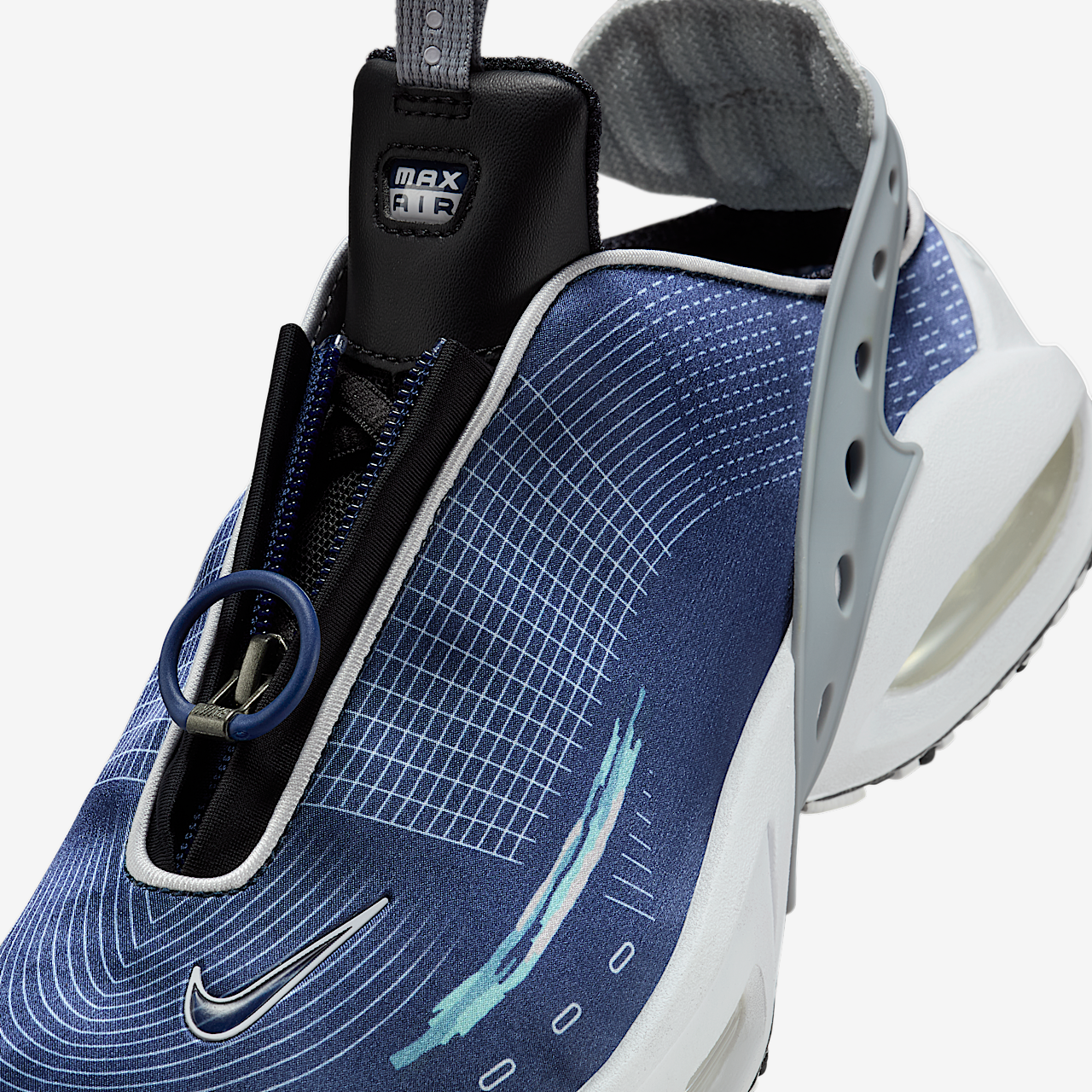 Nike Air Max sneaker Midnight Navy/Wolf Grey/Zwart/Wit