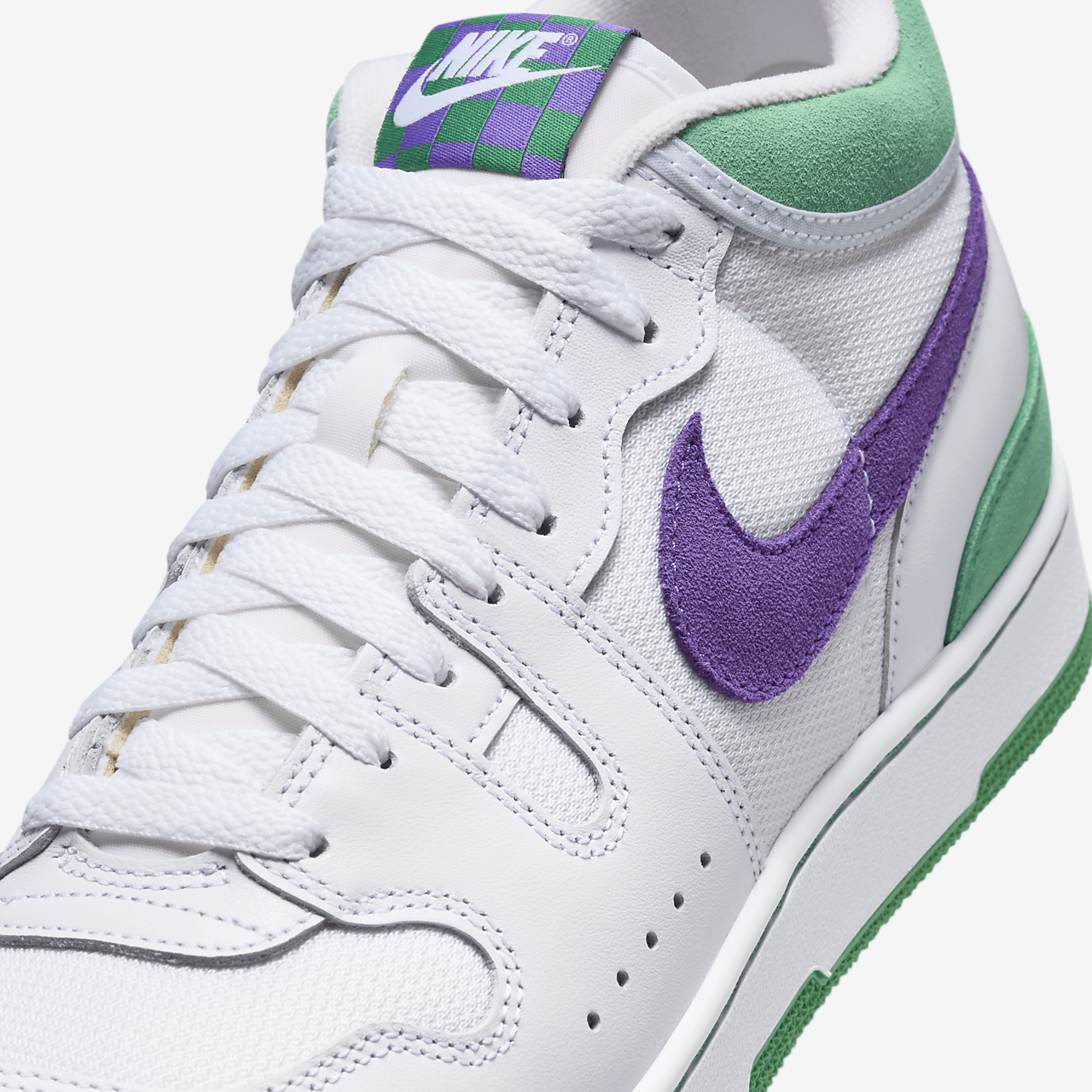 Nike  sneaker Wit/Court Green/Hyper Grape