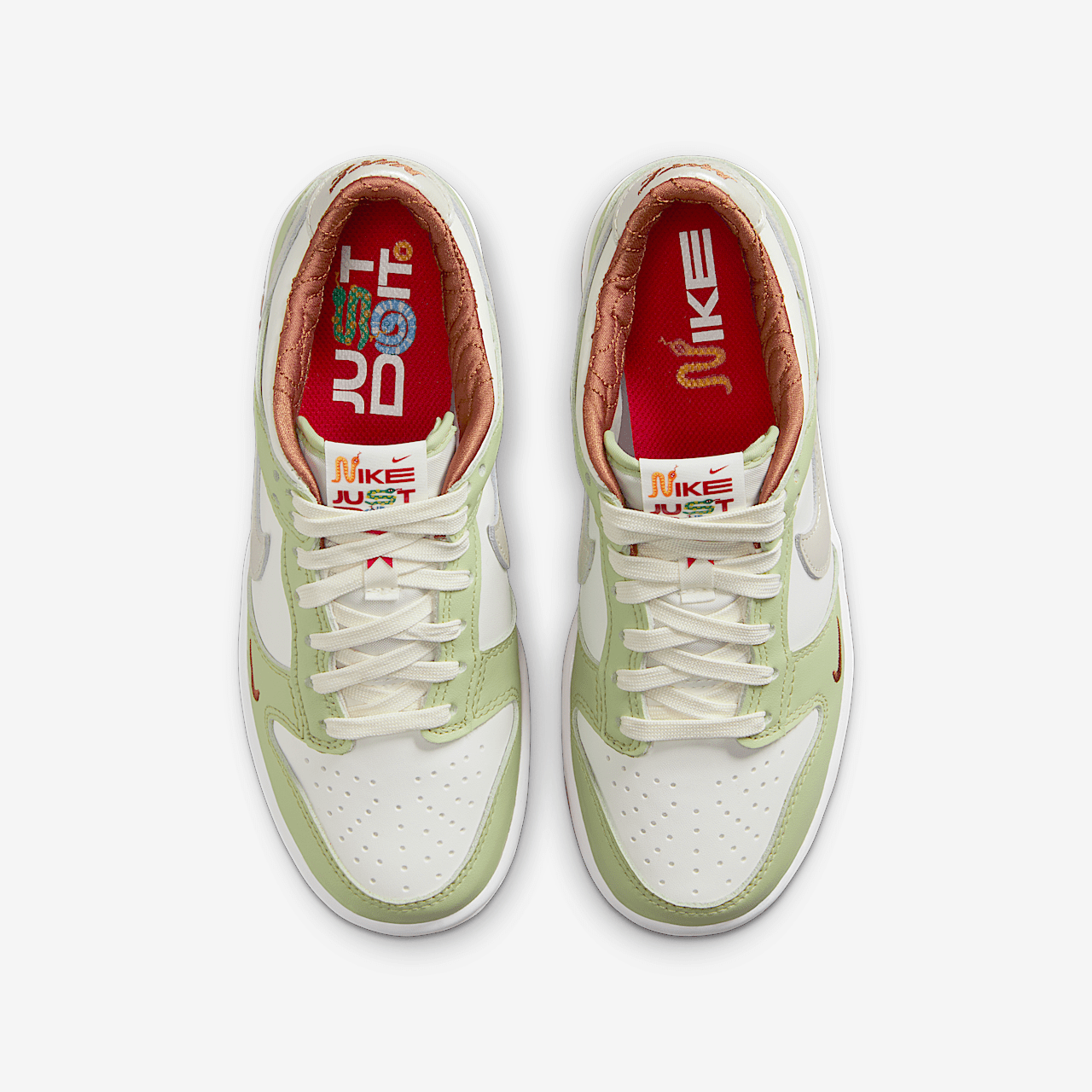 Nike Dunk Low sneaker Sail/Wit/Olive Aura/Light Bone