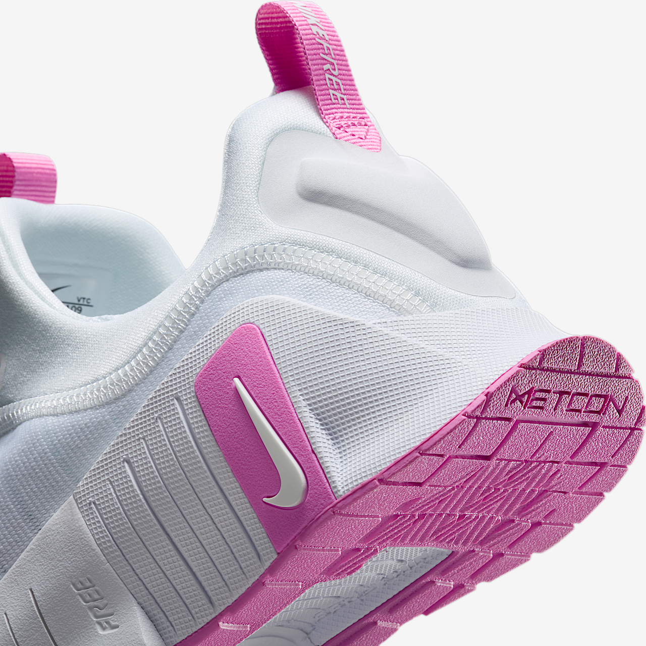 Nike Free sneaker Wit/Playful Pink