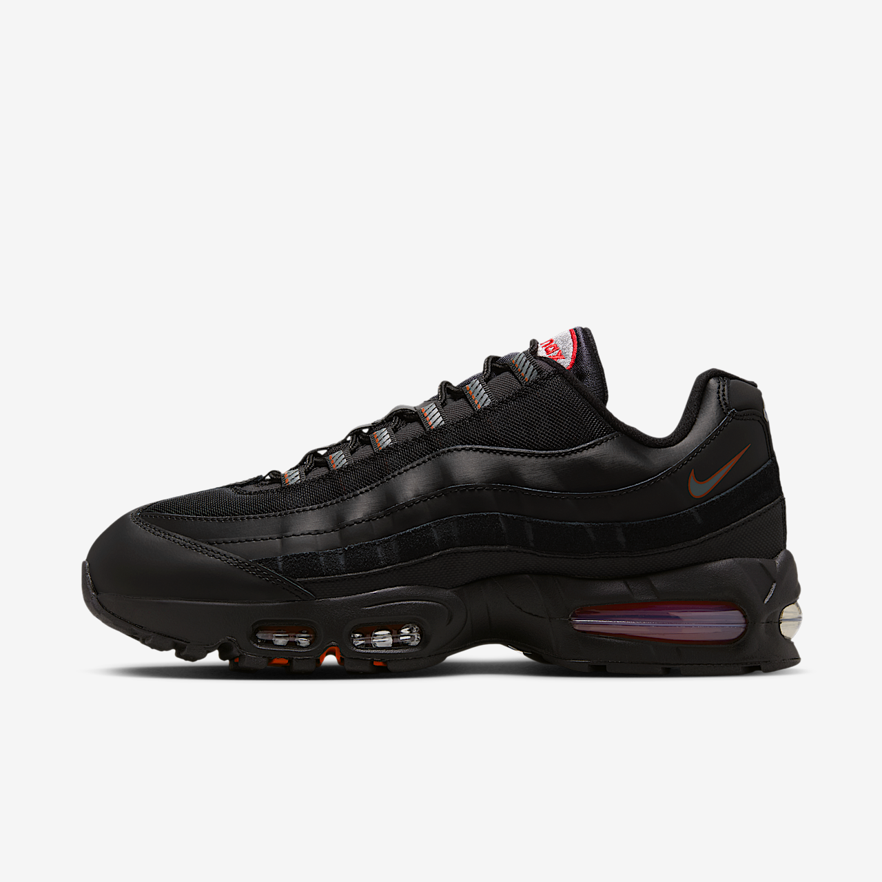 Nike Air Max sneaker Zwart/University Red/Wit/Smoke Grey