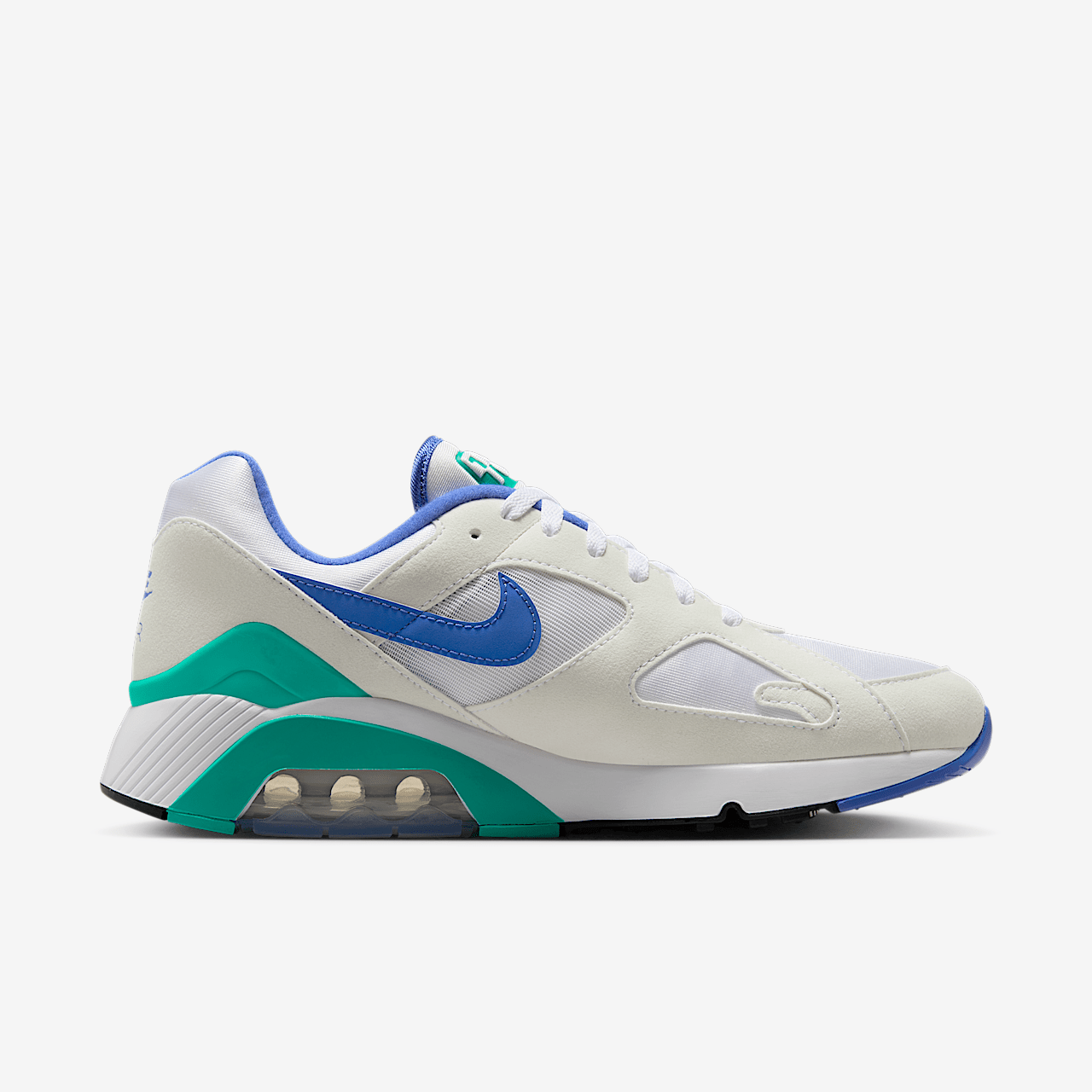 Nike Air 180 sneaker Wit/Clear Jade II/Zwart/Medium Blue
